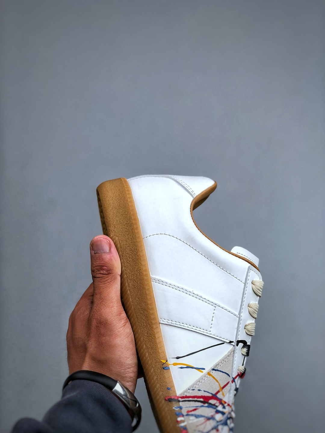 280 Maison Margiela马吉拉 Replica 彩绘 德训运动 低帮 时尚板鞋