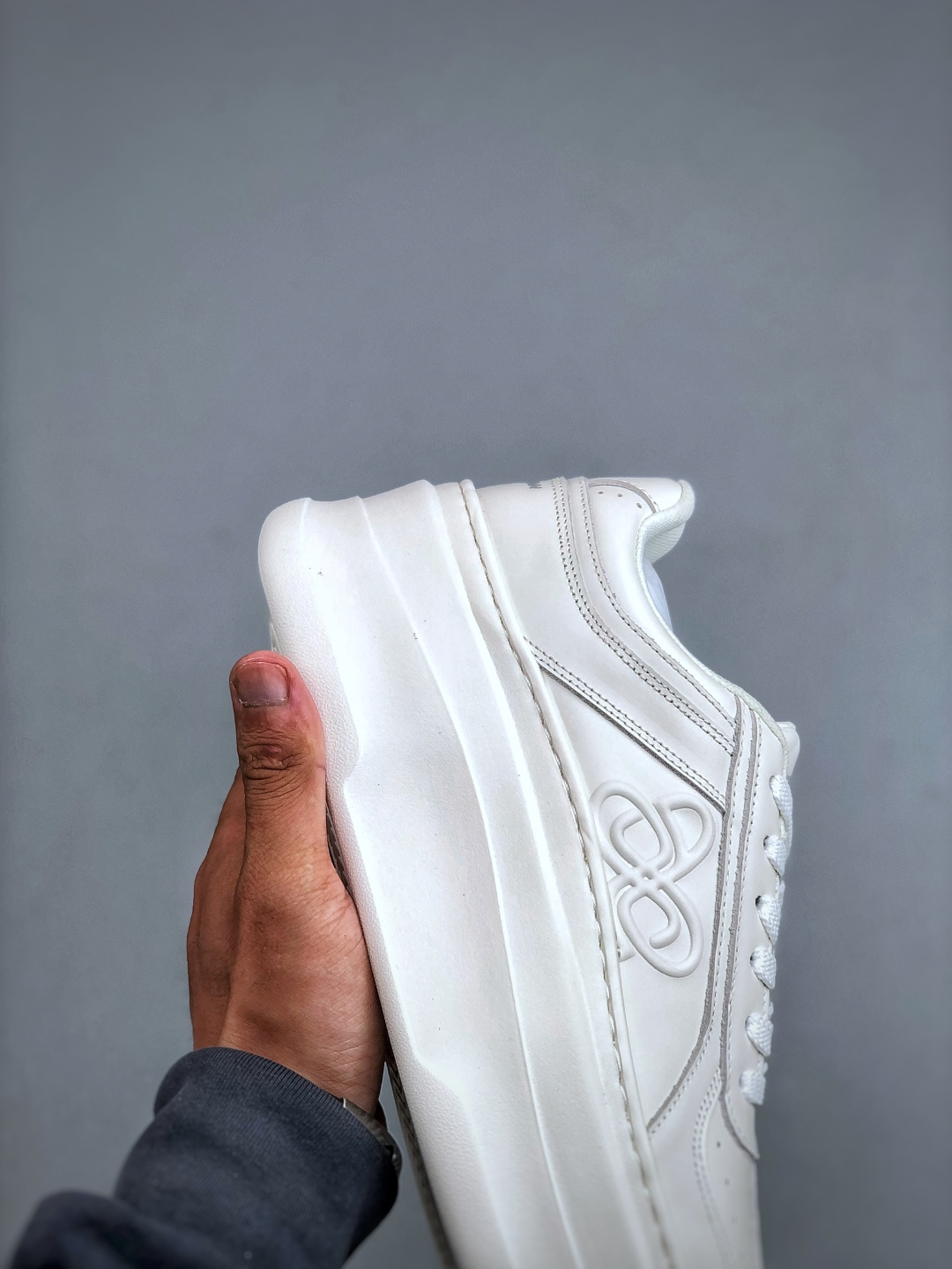 350 2025SS 王心凌赵露思同款ANN ANDELMAN厚底复古增高小白鞋