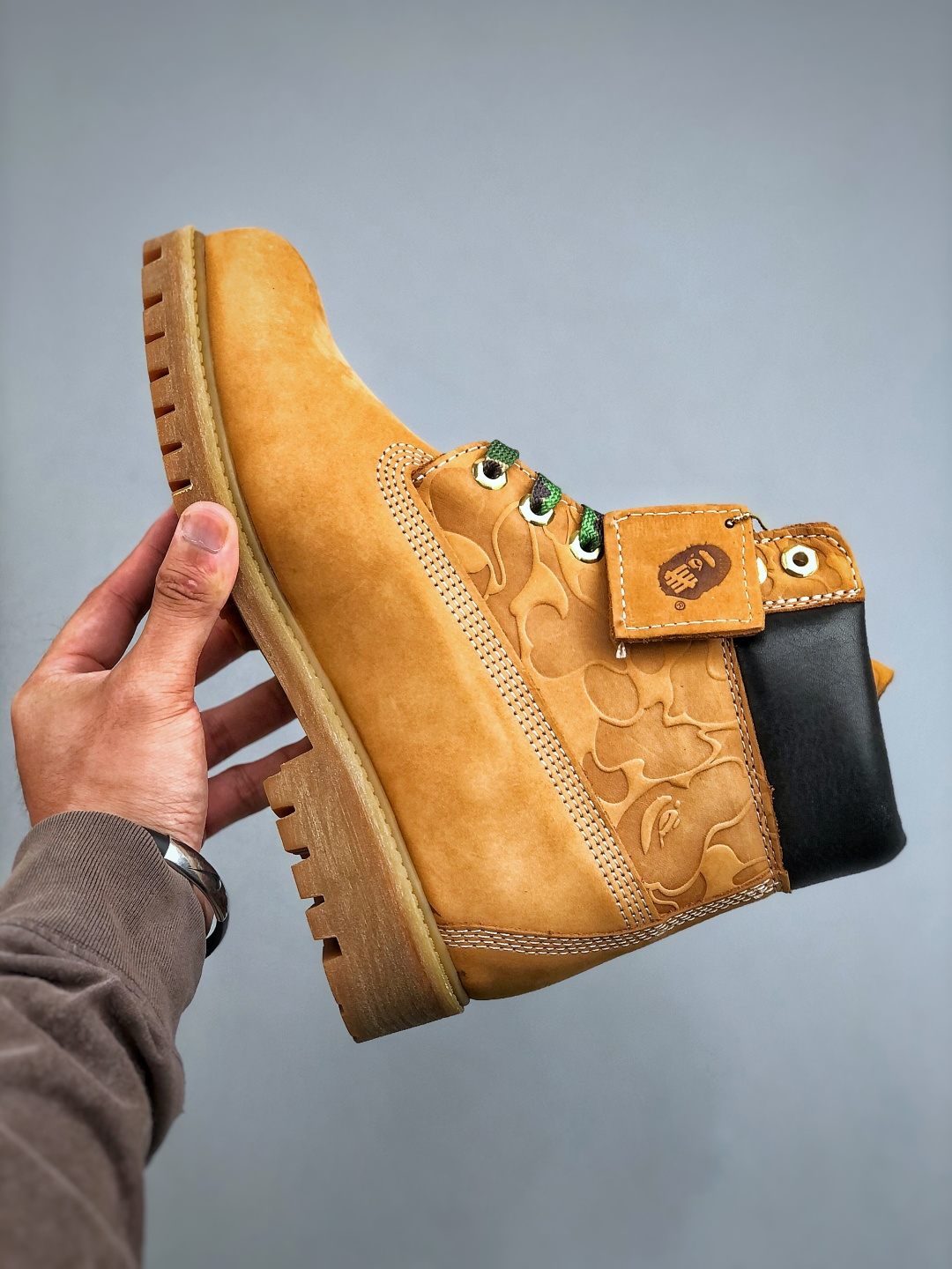 400 新货#原装渠道 联名 Timberland x Bape x Undefeated 添柏岚/天伯伦 猿人头 不败 三方联名限量款卖爆了的经典联名款