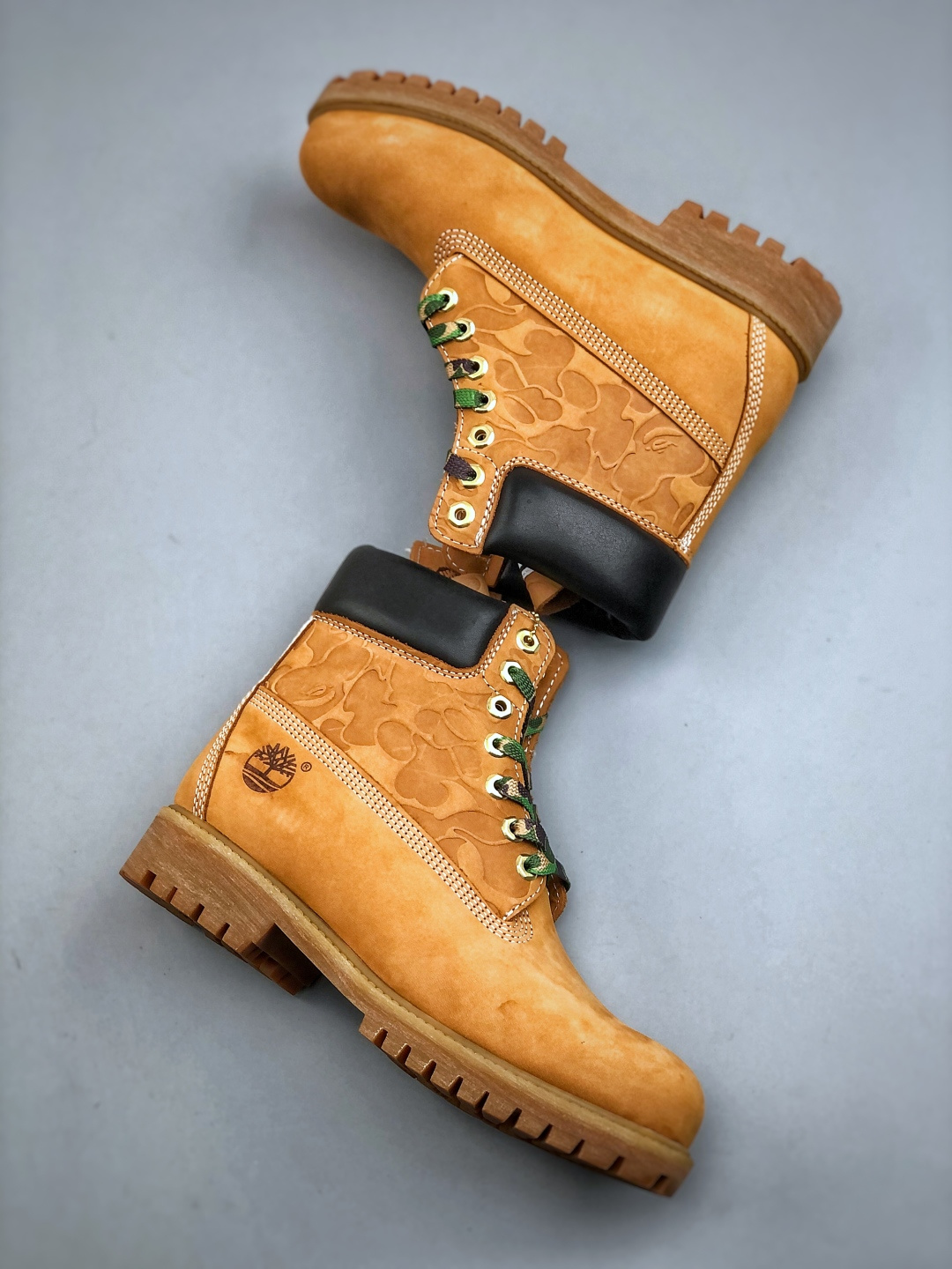 400 新货#原装渠道 联名 Timberland x Bape x Undefeated 添柏岚/天伯伦 猿人头 不败 三方联名限量款卖爆了的经典联名款