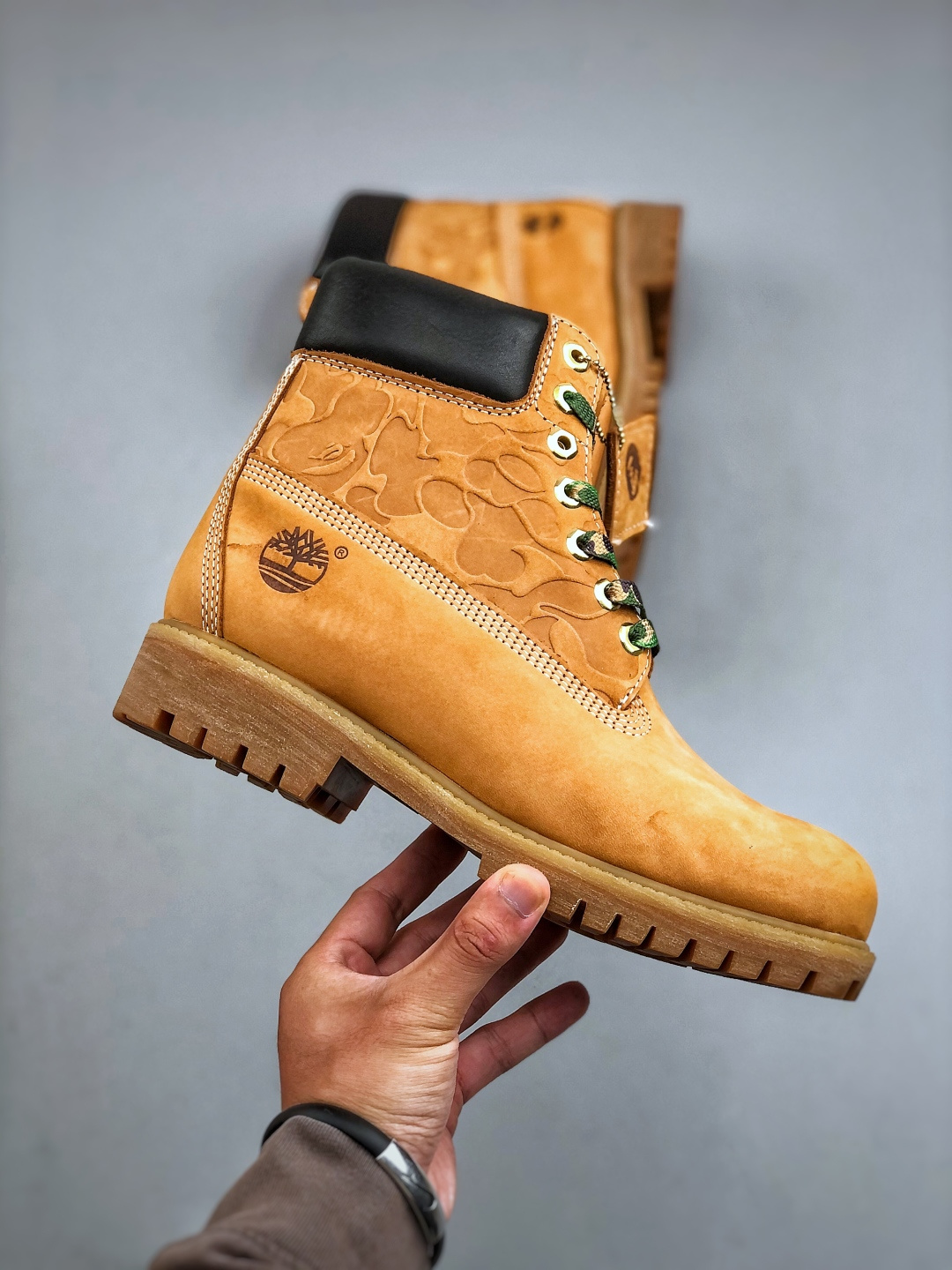 400 新货#原装渠道 联名 Timberland x Bape x Undefeated 添柏岚/天伯伦 猿人头 不败 三方联名限量款卖爆了的经典联名款