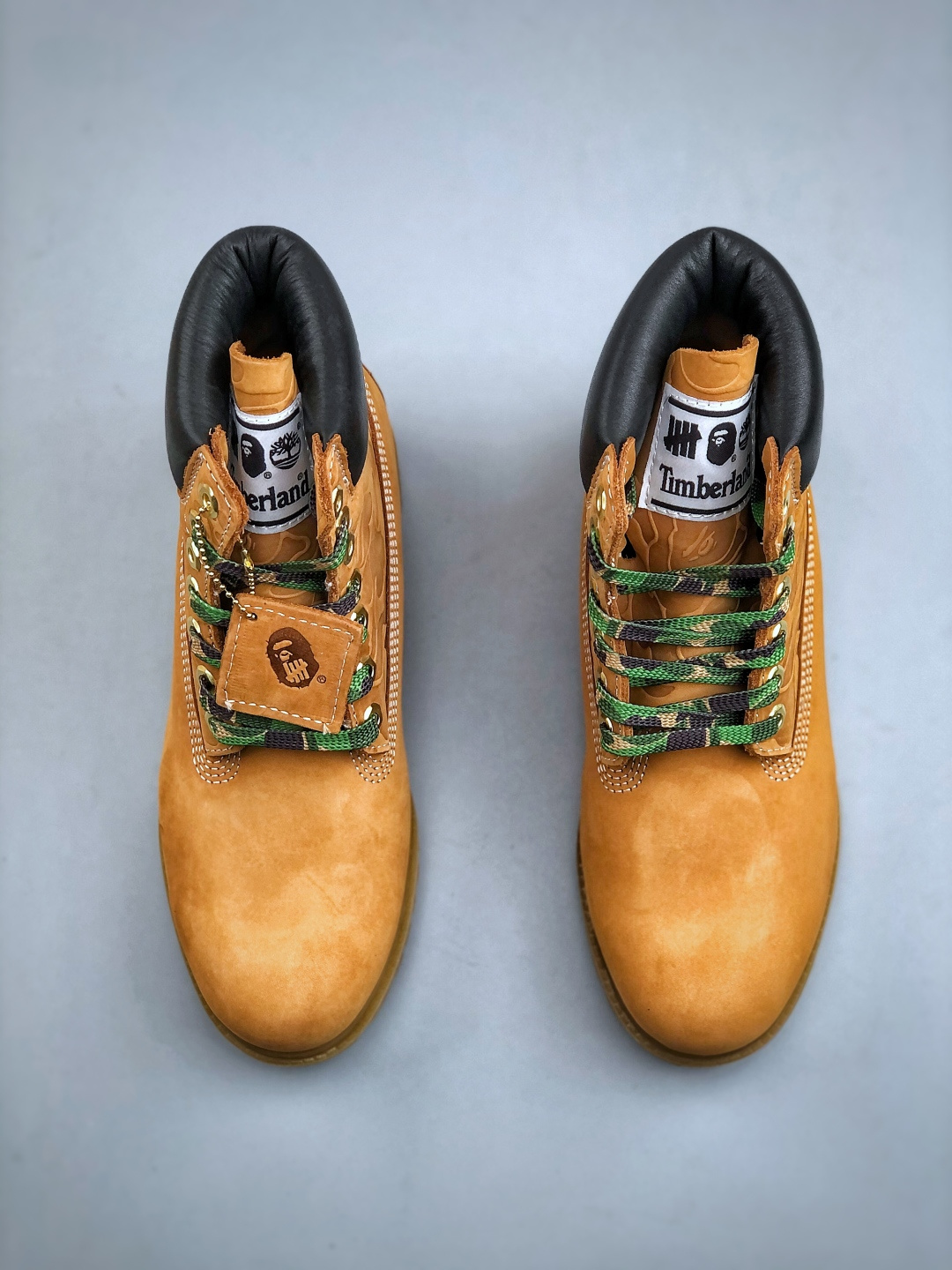 400 新货#原装渠道 联名 Timberland x Bape x Undefeated 添柏岚/天伯伦 猿人头 不败 三方联名限量款卖爆了的经典联名款