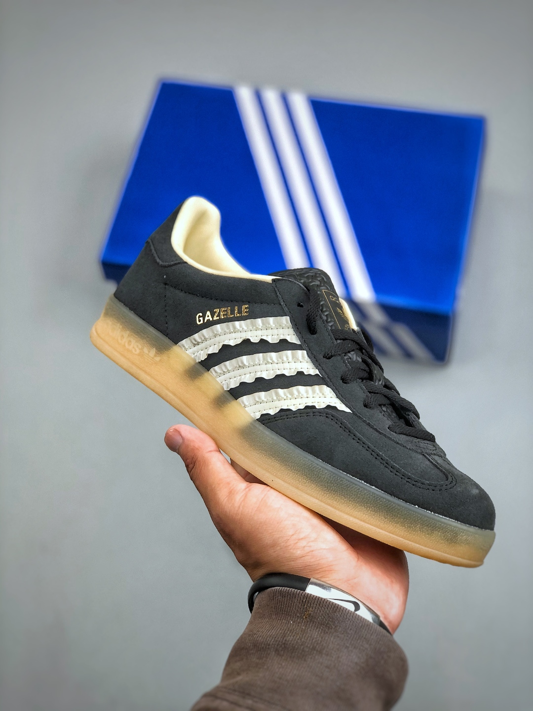 Adidas Originals Gazelle Indoor: Retro Sneakers with Modern Style, Black color