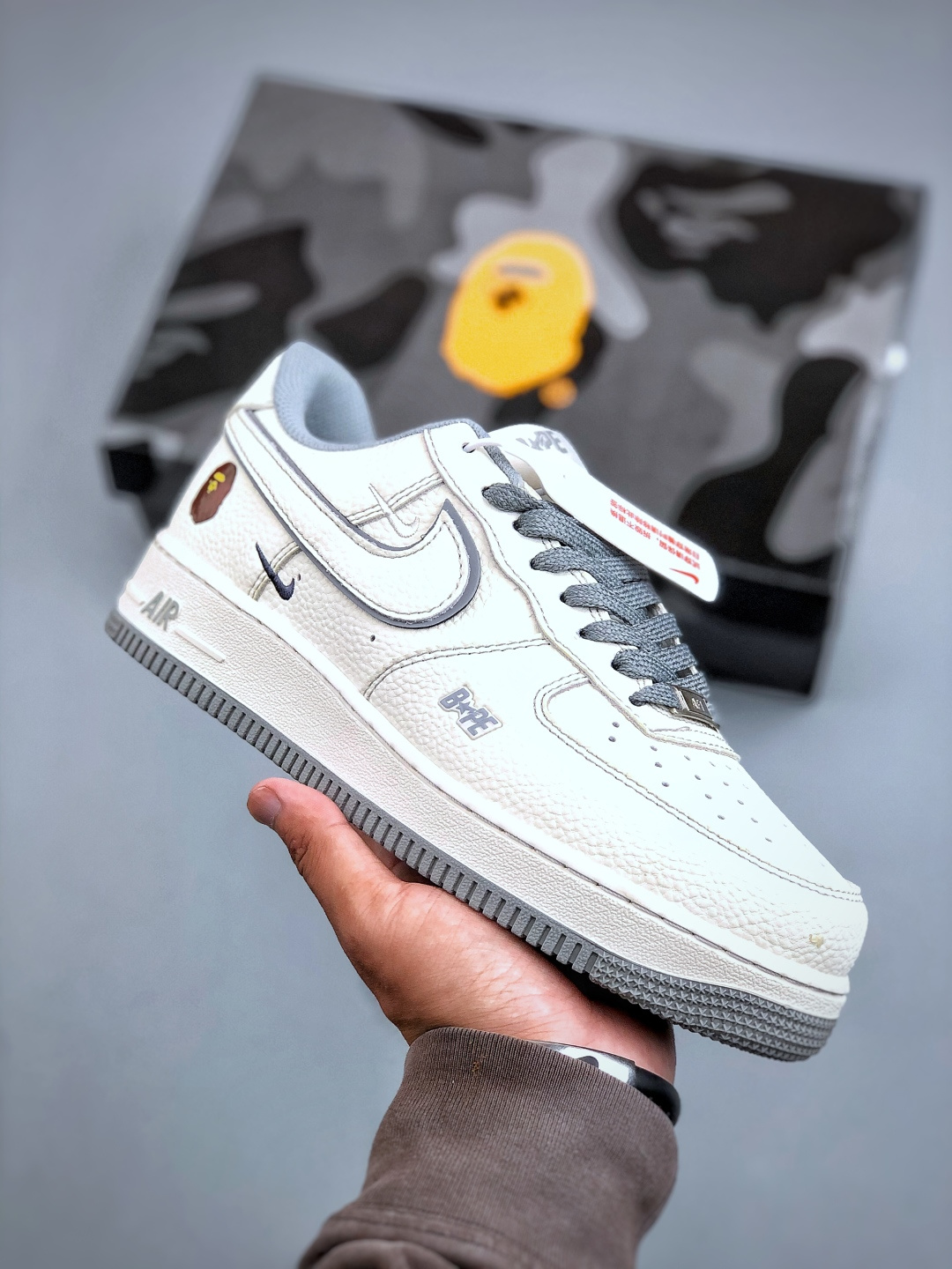 Nike Air Force 1 '07 BAPE Custom Sneakers - Limited Edition