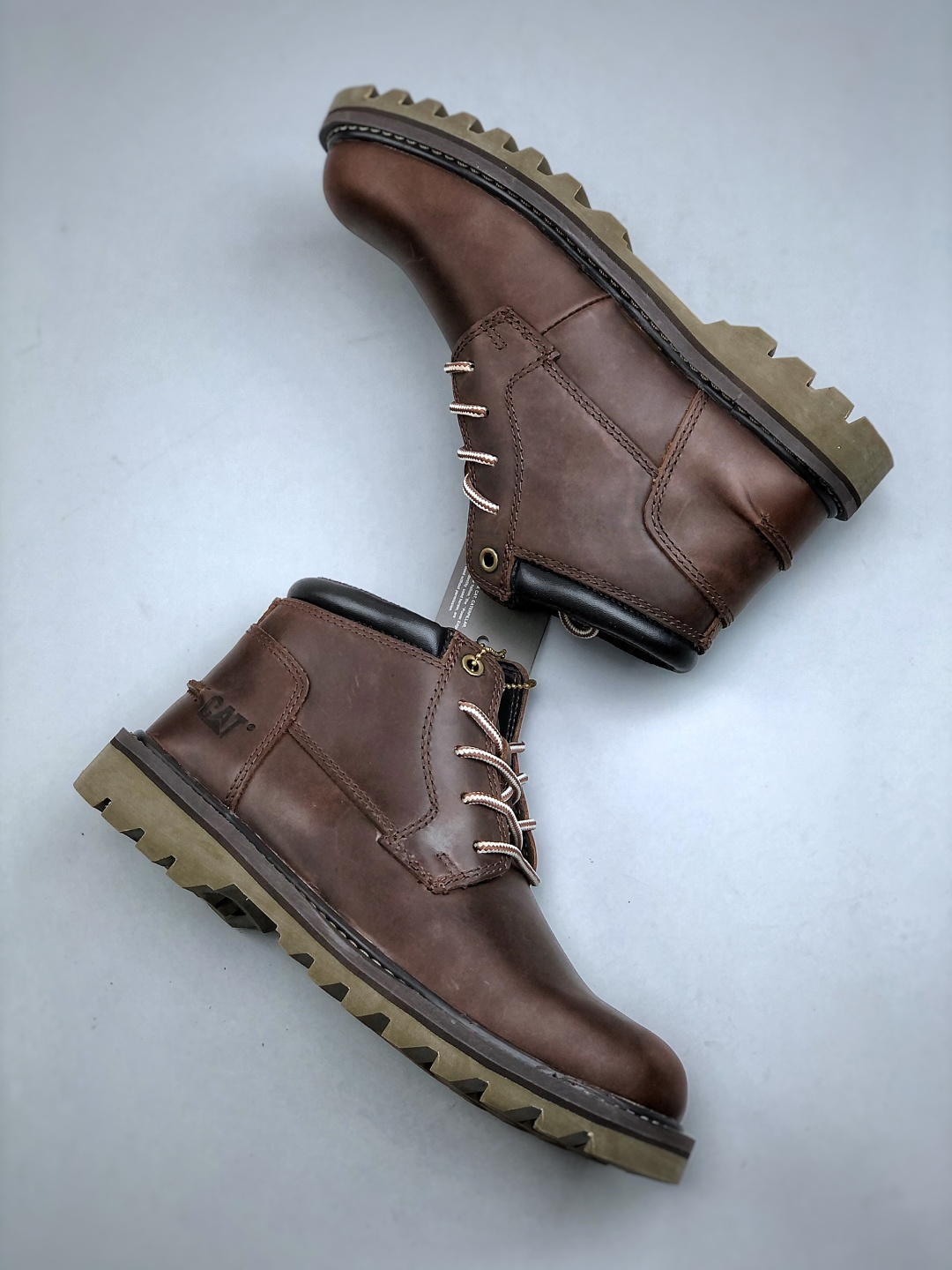 CAT Men's Classic Mid-Cut Leather Ankle Boots Casual Outdoor 9 cmp i1759001324260 1098 0 8