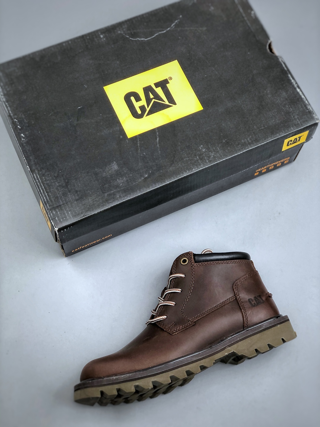 CAT Men's Classic Mid-Cut Leather Ankle Boots Casual Outdoor 3 cmp i1759001324260 9943 0 2