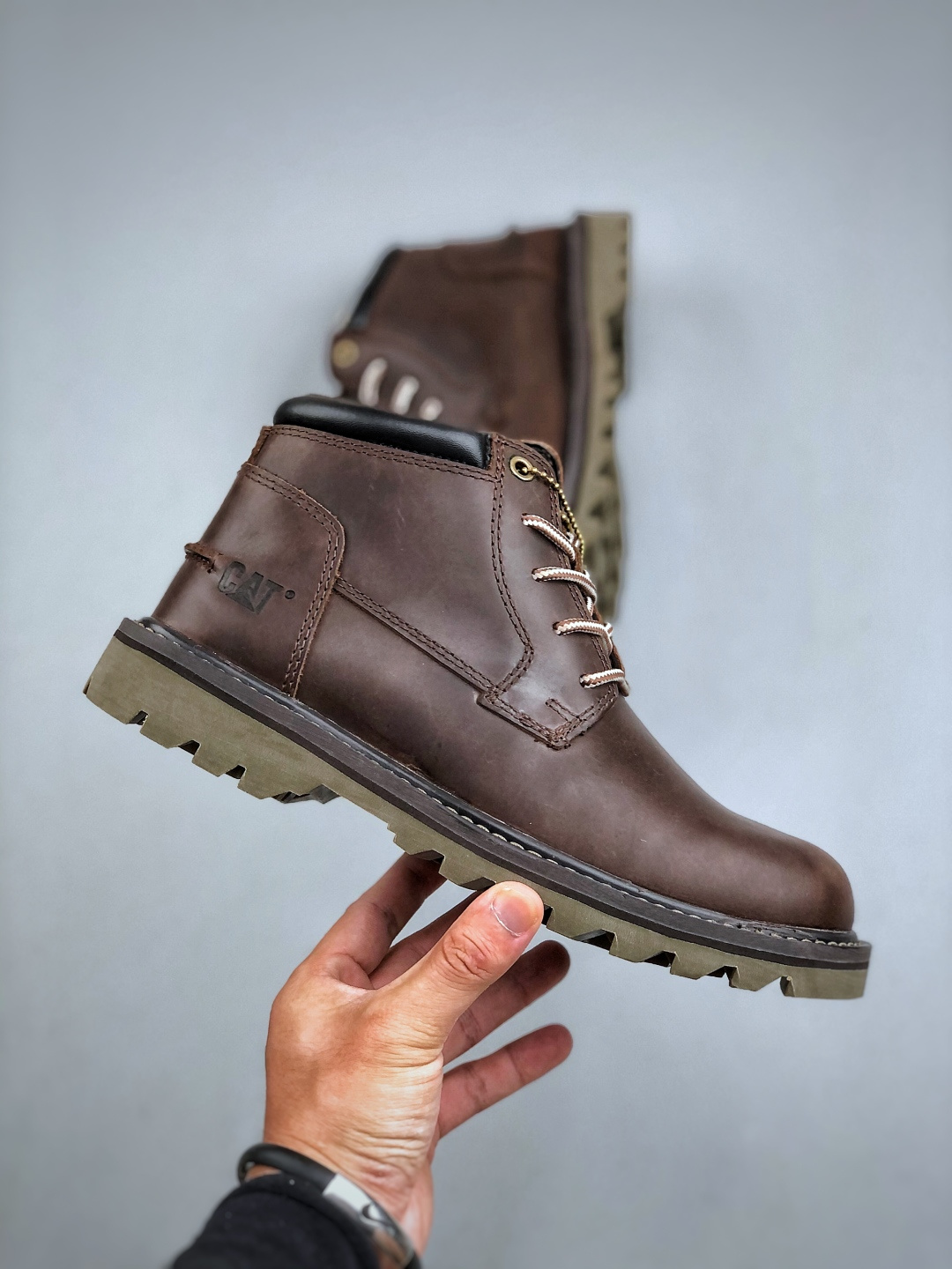 CAT Men's Classic Mid-Cut Leather Ankle Boots Casual Outdoor 4 cmp i1759001327039 7385 0 3