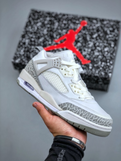 Nike Air Jordan Spizike Low White/Grey Retro Basketball Shoes HQ3602-121 33 Nike Air Jordan Spizike Low White/Grey Retro Basketball Shoes HQ3602-121
