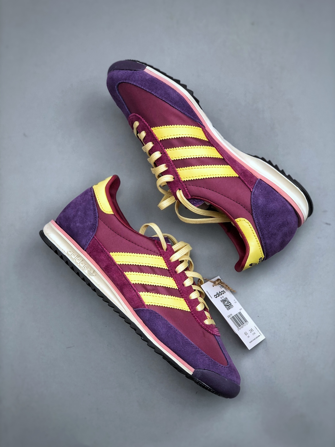 💰220 Adidas  SL 72 0G W系列 德训足球风百搭低帮休闲运动板鞋 JQ8376 尺码：36-40（半）