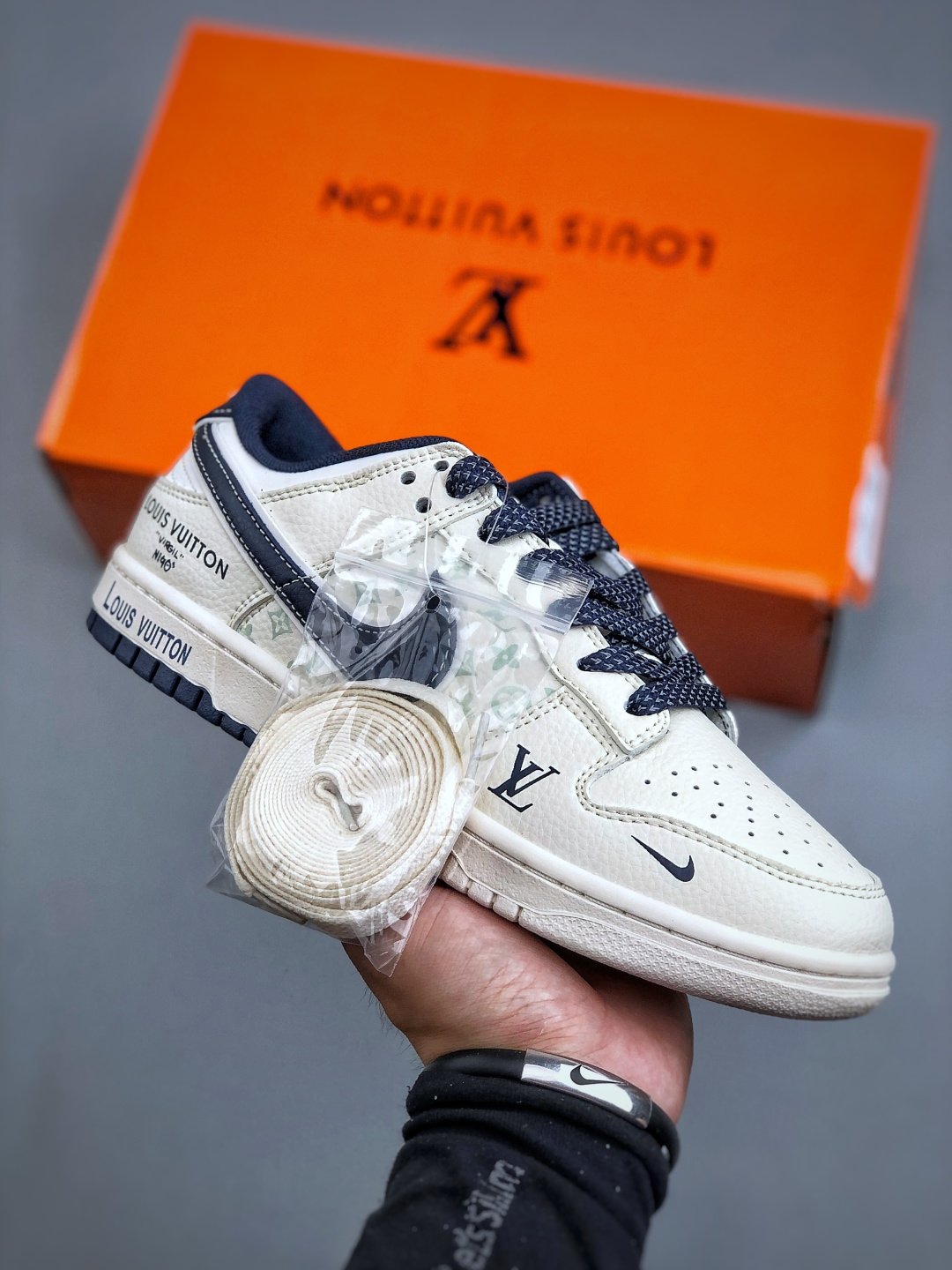 XC/Nike Dunk Low Retro Louis Vuitton Collab Sneakers - Limited Edition