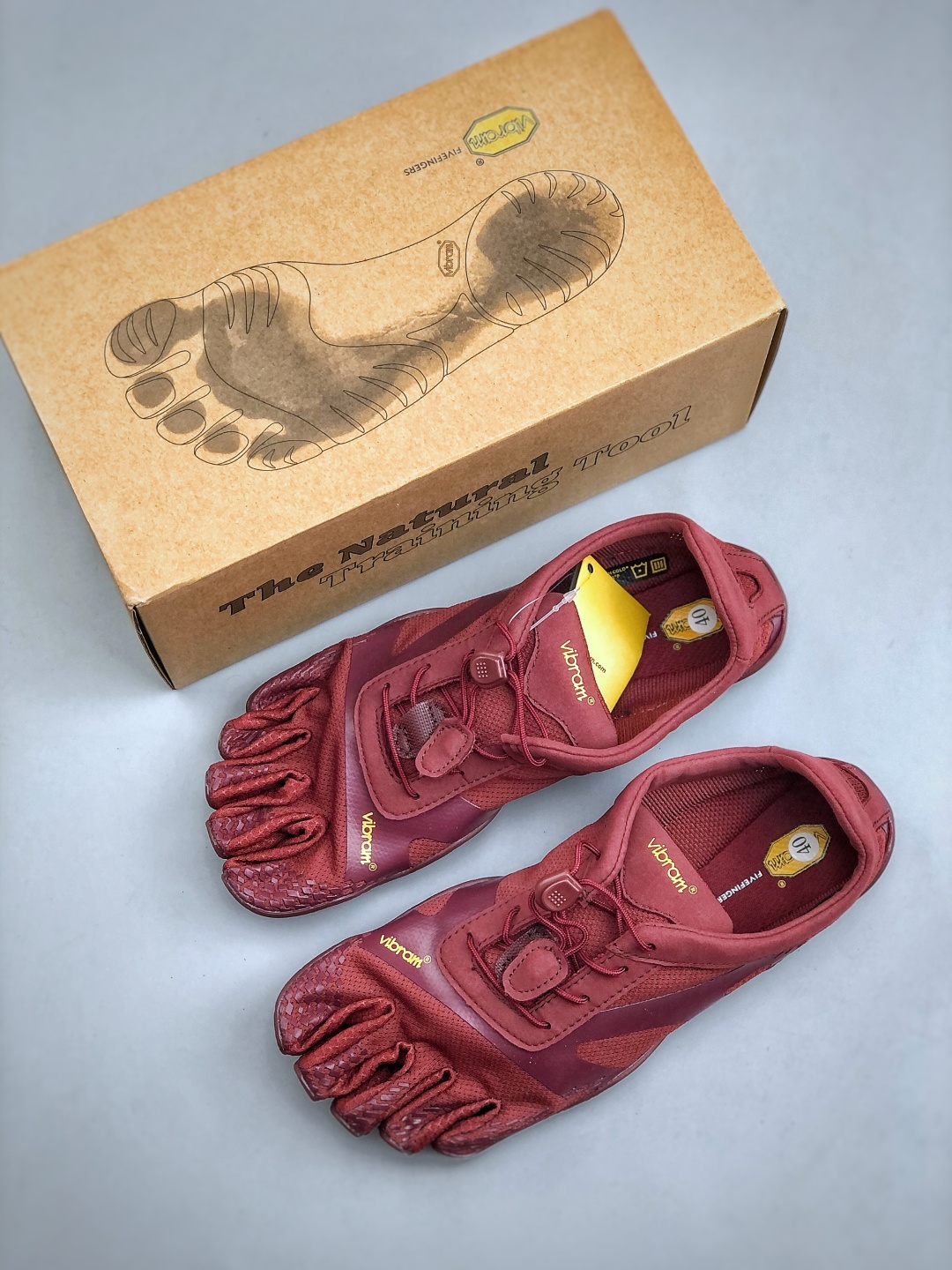 Vibram FiveFingers Low-Cut Burgundy Training Barefoot Shoes - Size 36-40 4 cmp i1760722190083 3252 0 2