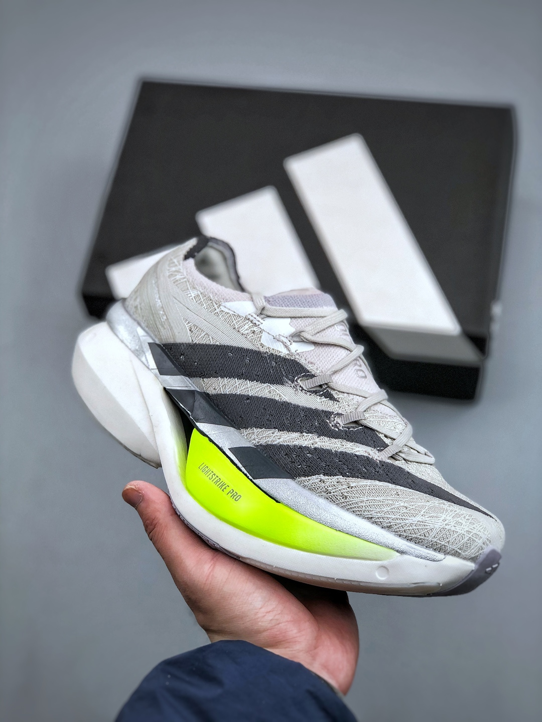 💰180 Ad Daizero Prime X3 Strung 跑鞋系列 JI2982 尺码:36-45