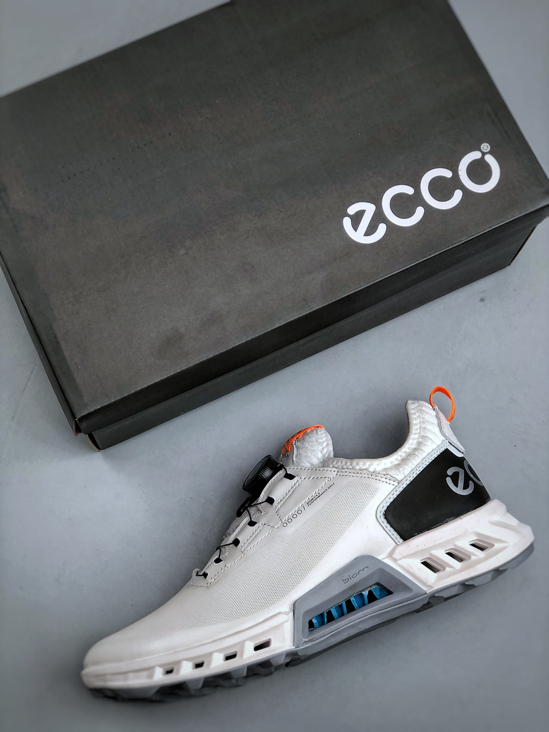 L/Ecco爱步高尔夫运动鞋男鞋 健步皮鞋 防滑跑步鞋 健步C系列新款