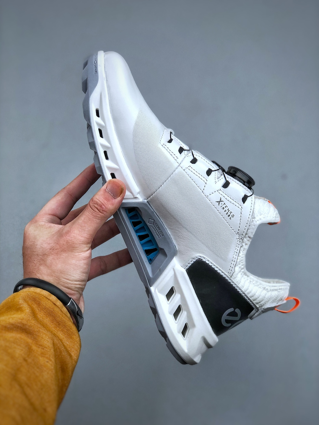 L/Ecco爱步高尔夫运动鞋男鞋 健步皮鞋 防滑跑步鞋 健步C系列新款