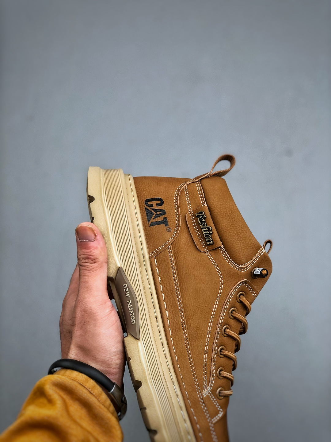 CAT纯原 广东大厂 新款 推土机 休闲时尚 男士休闲皮鞋