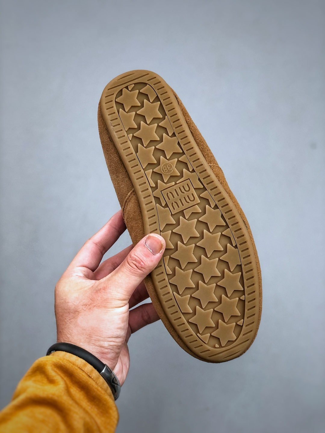 MiuMiu缪缪25秋冬驾车钱币款100%纯羊毛乐福豆豆鞋 走秀新款