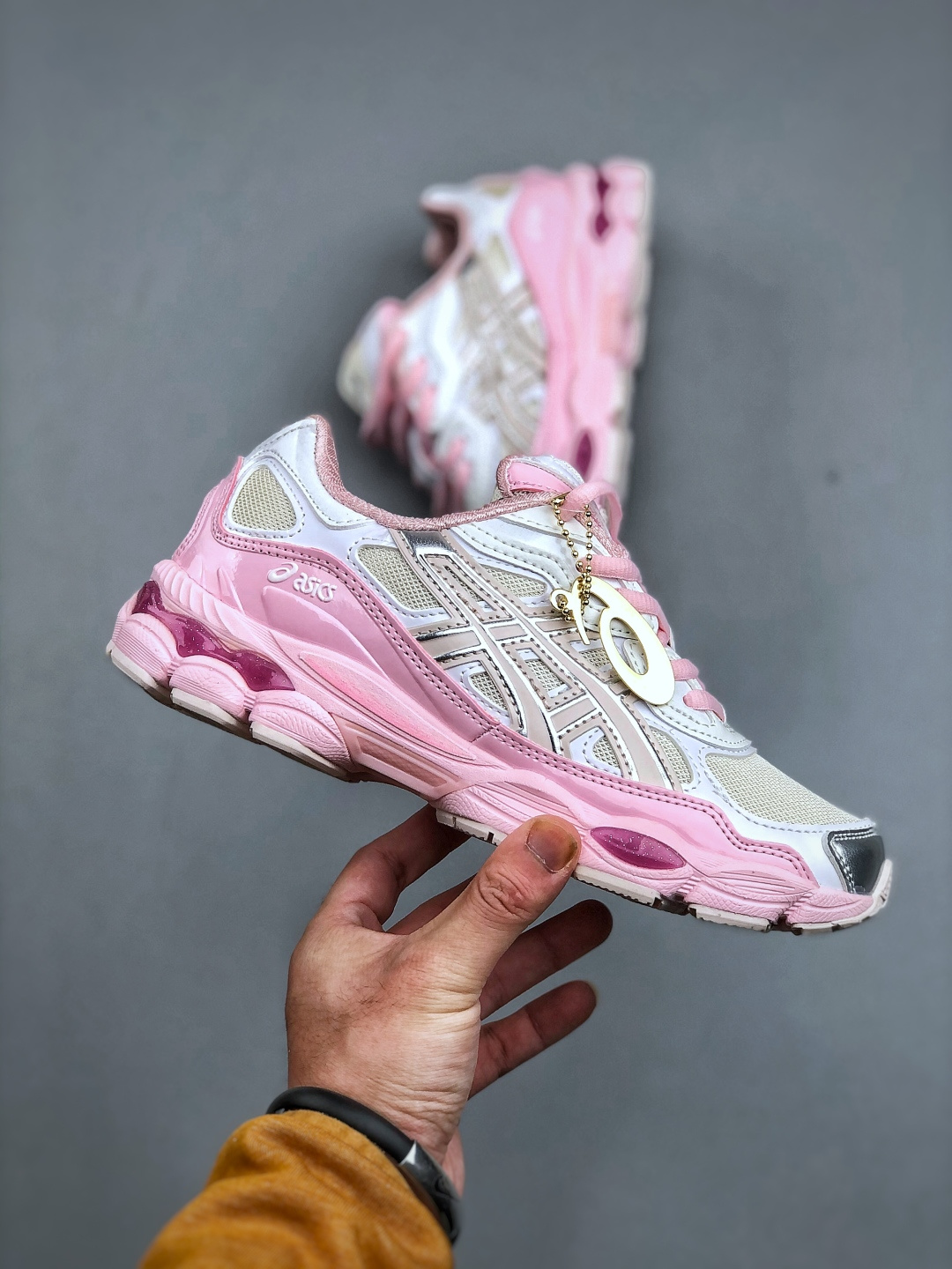 ASICS/ASICS GEL-NYC breathable mesh upper with some synthetic leather - Shoe 4