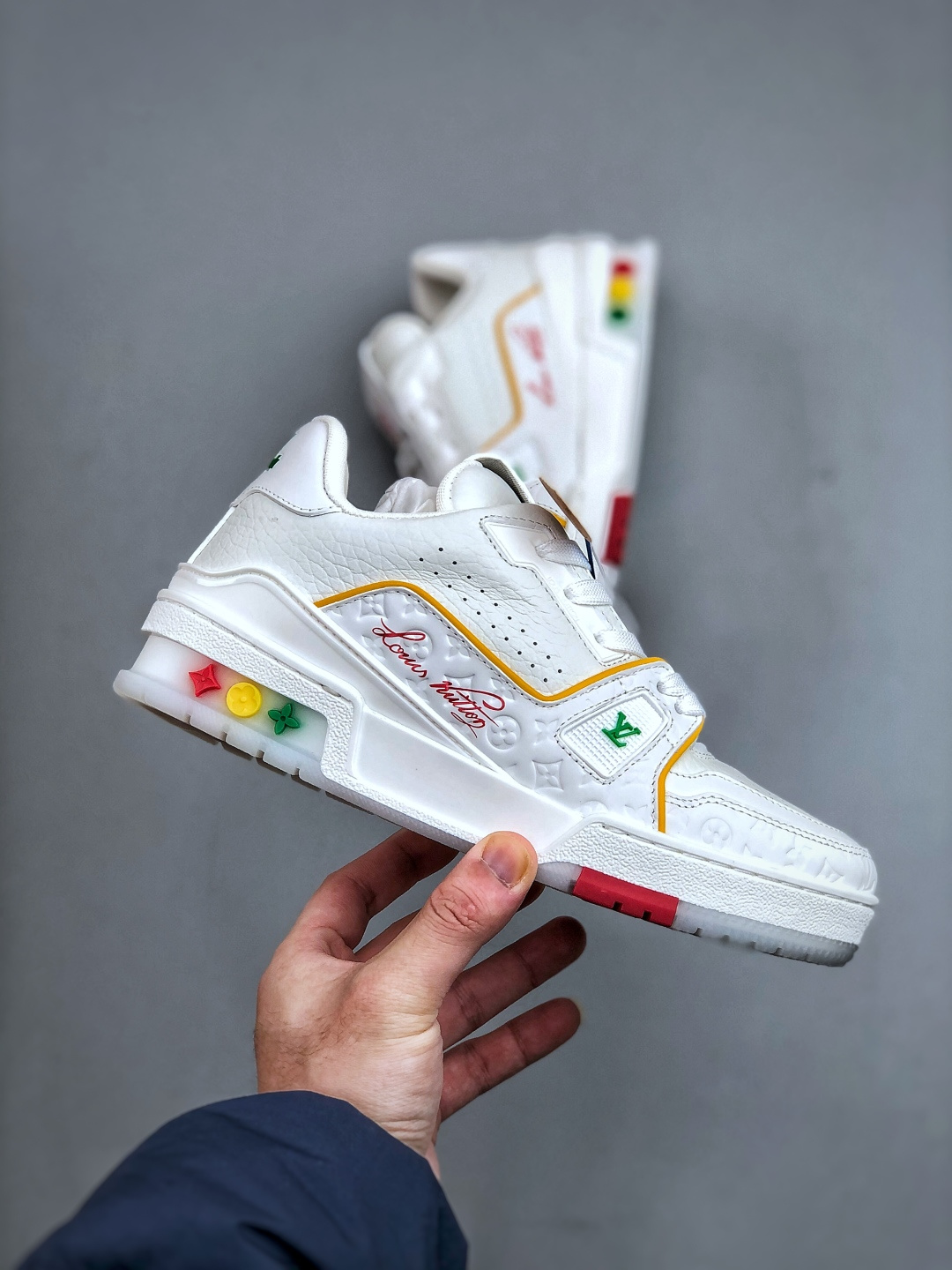 600 Tyler x Louis Vuitt路易威登 LV Trainer 联名款 低帮休闲板鞋