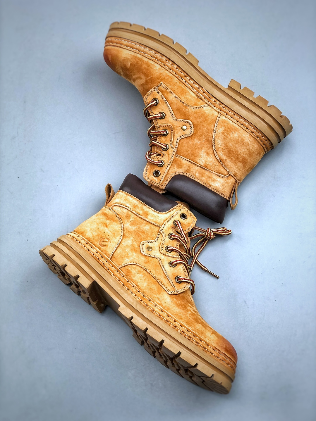 280 ECCO爱步男鞋大黄靴 防滑厚底马丁靴 工装靴真皮靴