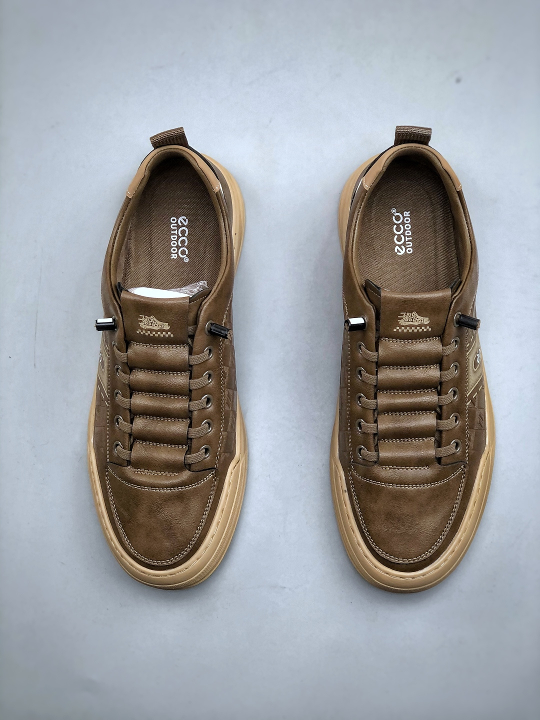 240K ECCO/原盒爱步 广东1比1货源 2025最新款 新一代ecco男鞋 时尚正装男士板鞋