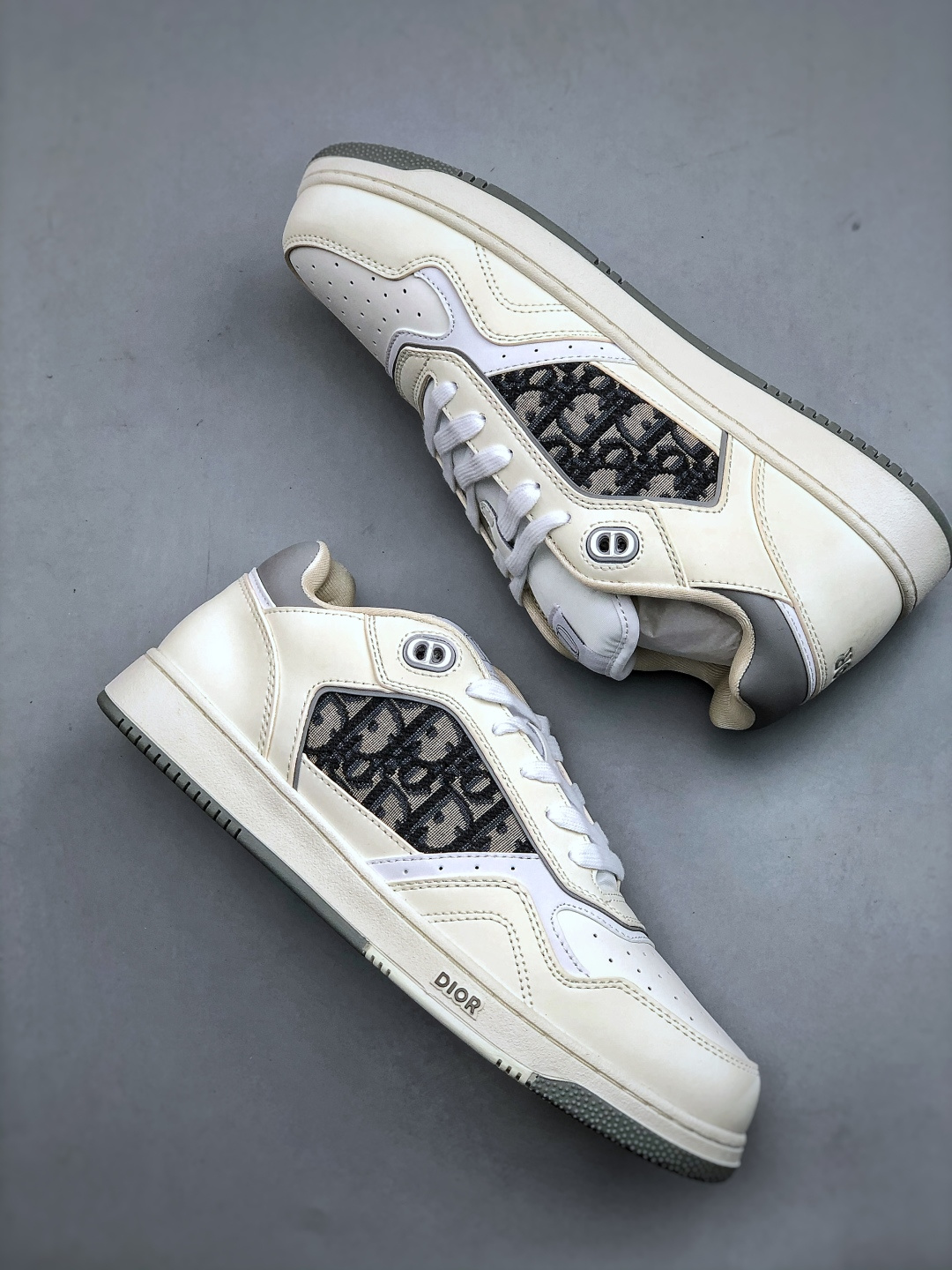 💰260支持放店E J版 迪奥/Dior B30 Low-Top Sneaker B27系列低帮经典老爹风系带复古休闲运动慢跑鞋 尺码：38-46