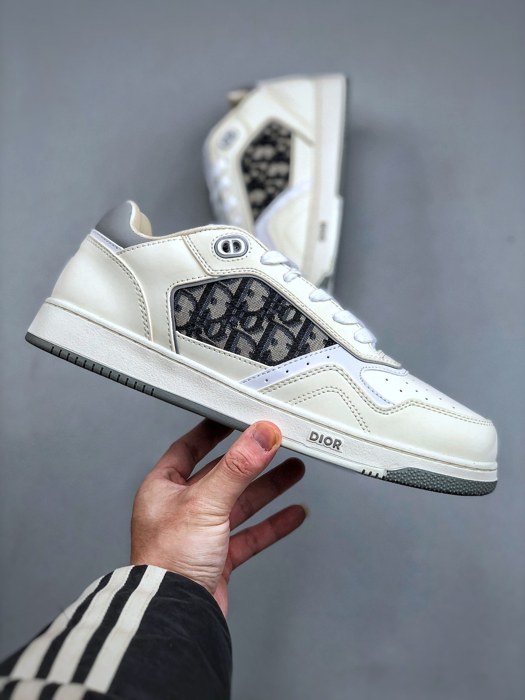 💰260支持放店E J版 迪奥/Dior B30 Low-Top Sneaker B27系列低帮经典老爹风系带复古休闲运动慢跑鞋 尺码：38-46