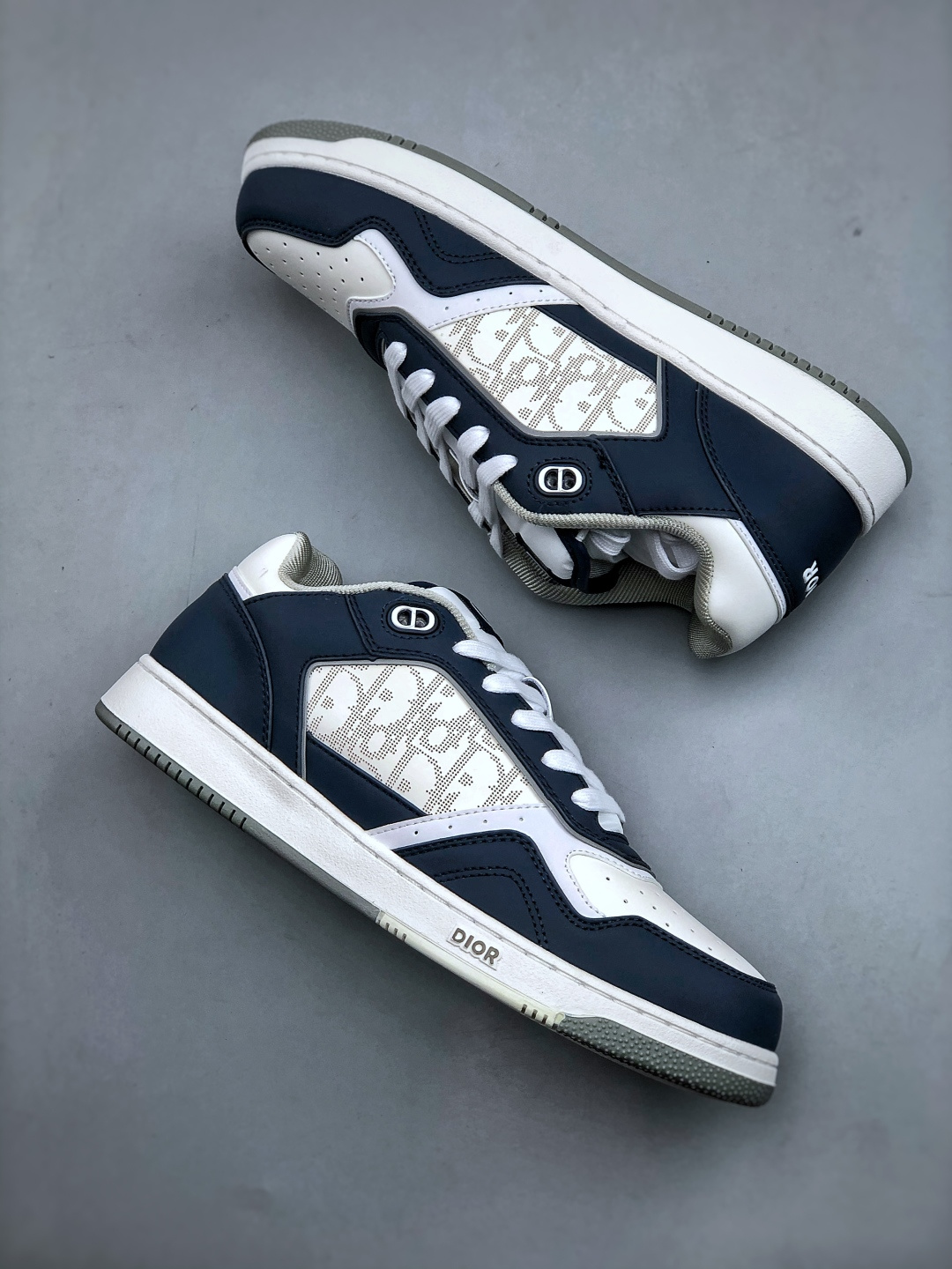 💰260支持放店E J版 迪奥/Dior B30 Low-Top Sneaker B27系列低帮经典老爹风系带复古休闲运动慢跑鞋 尺码：38-46
