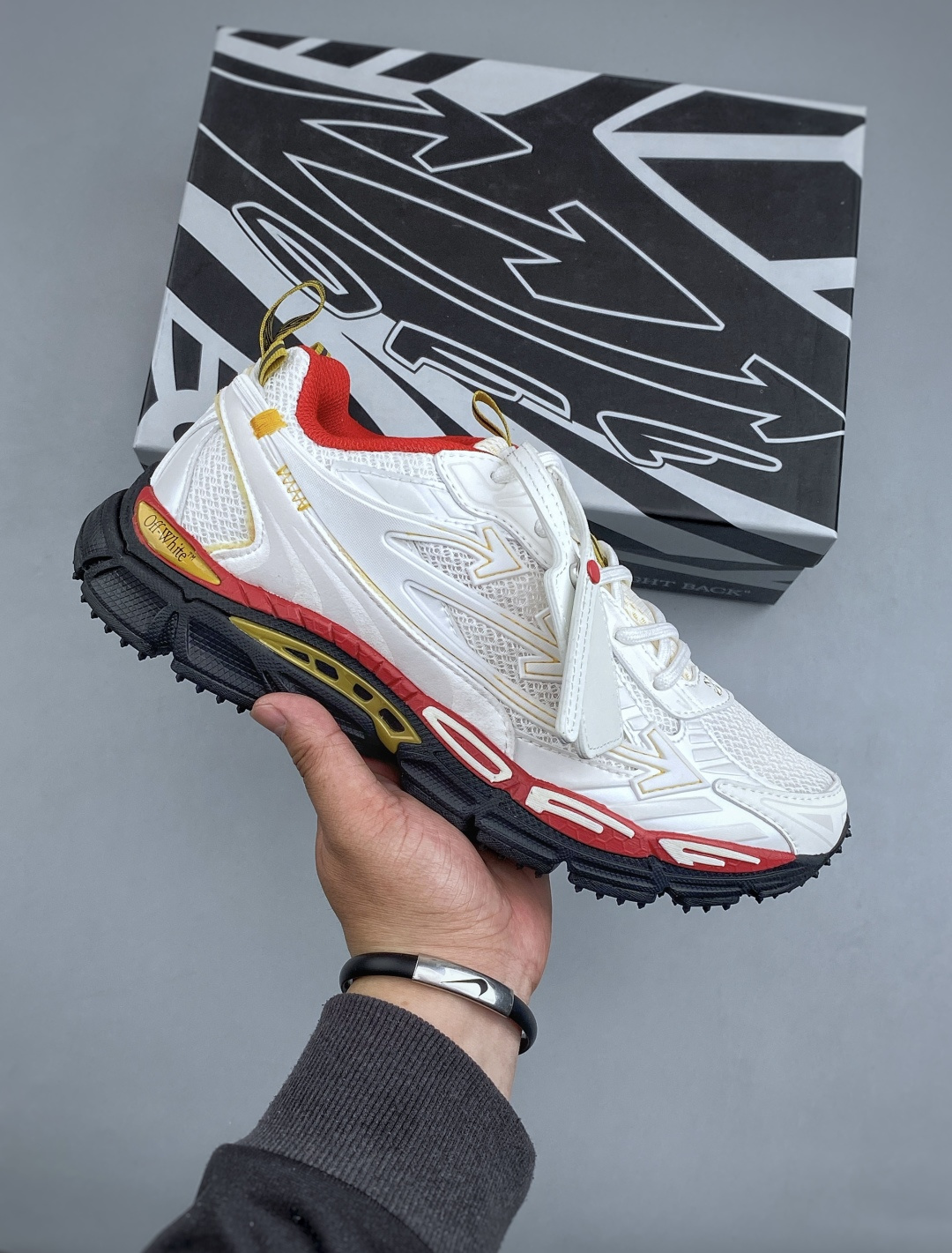 Off-White C/O VirGil Abloh 人气单品  OW最新款情侣款跑鞋百分百原盒正确版 