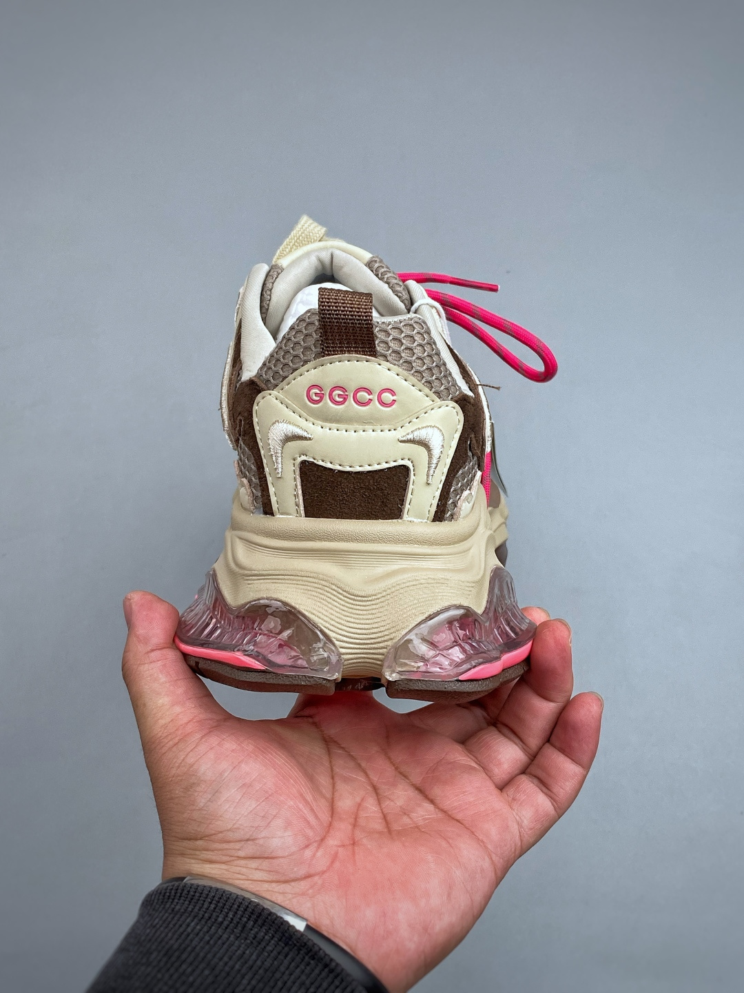 GG-CC 2026ss春季官方新款GGCC 反叛星球 5.5cm厚底增高做旧老爹鞋系列 鞋子颜色很好看