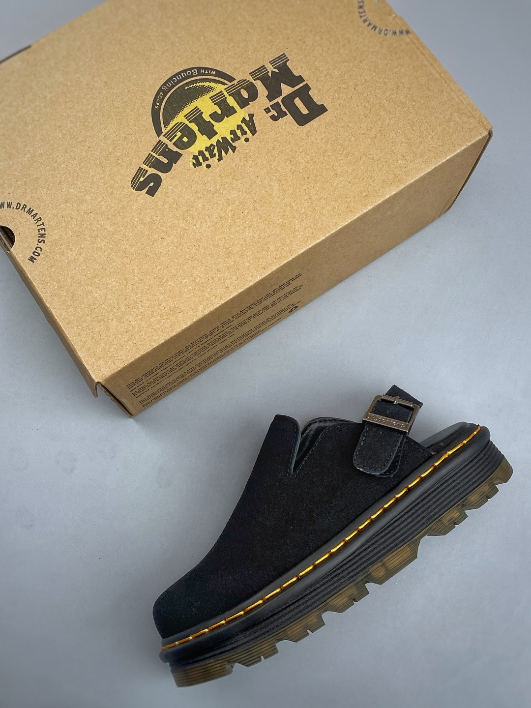 Z 公司级✅Dr.Martens马丁 Zebzag 经典百搭英伦马丁靴一脚蹬 舒适简约 包头拖鞋 #原厂