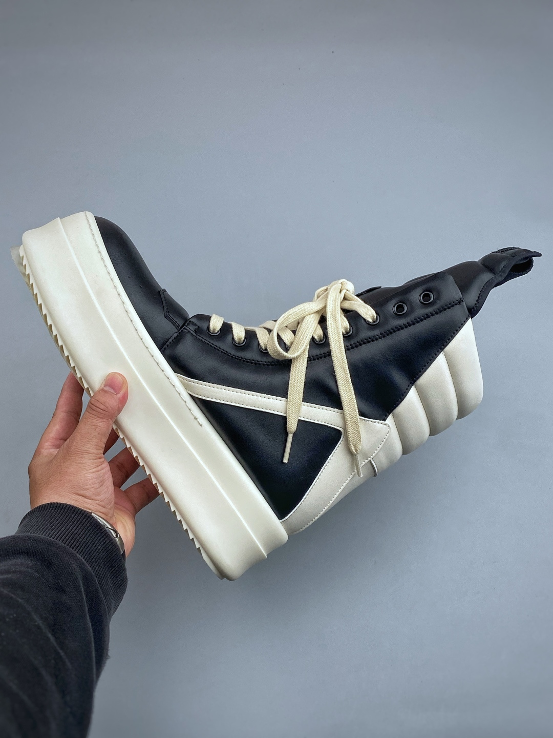 H莞产G版，RO / Rick Owens 瑞克·欧文斯 Geobasket Mega Bumper 高