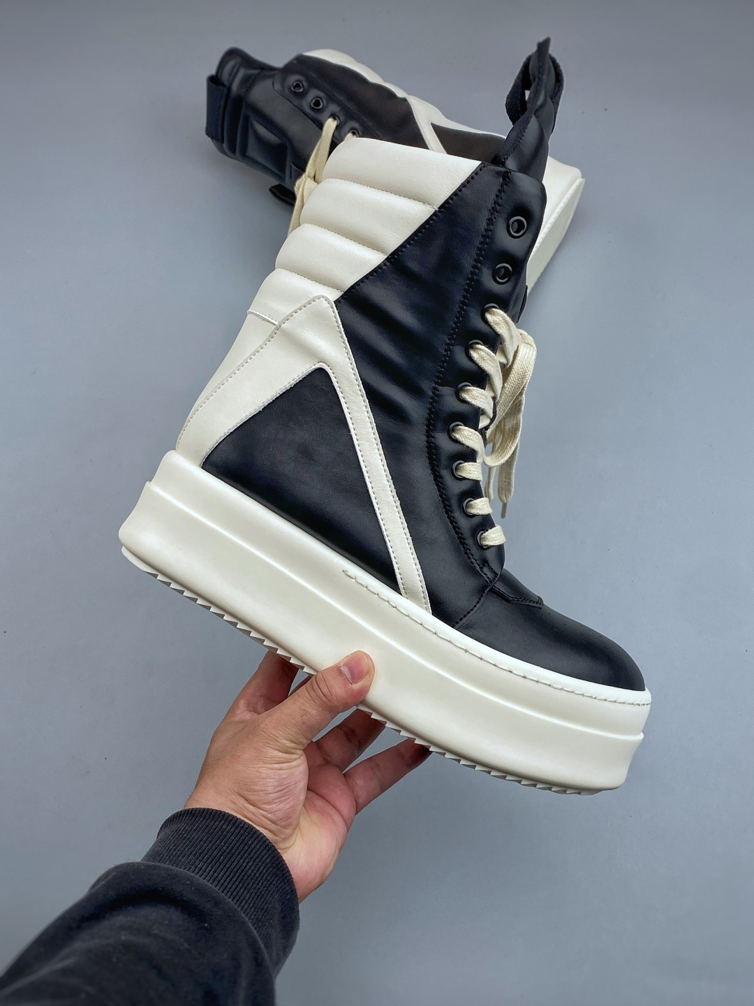 H莞产G版，RO / Rick Owens 瑞克·欧文斯 Geobasket Mega Bumper 高