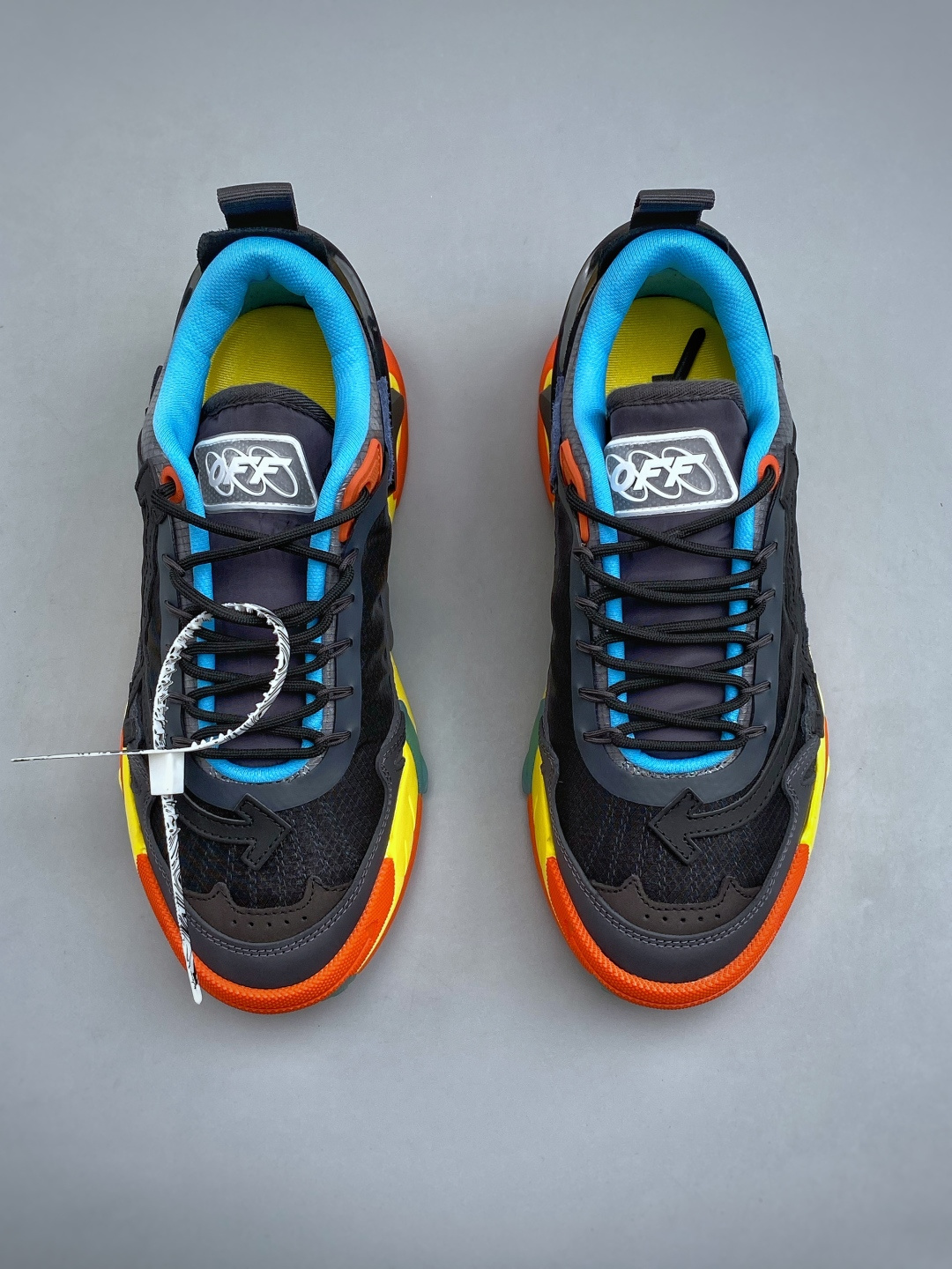 Off-White C/O VirGil Abloh 人气单品 OW最新款情侣款跑鞋百分百原盒正确版 原