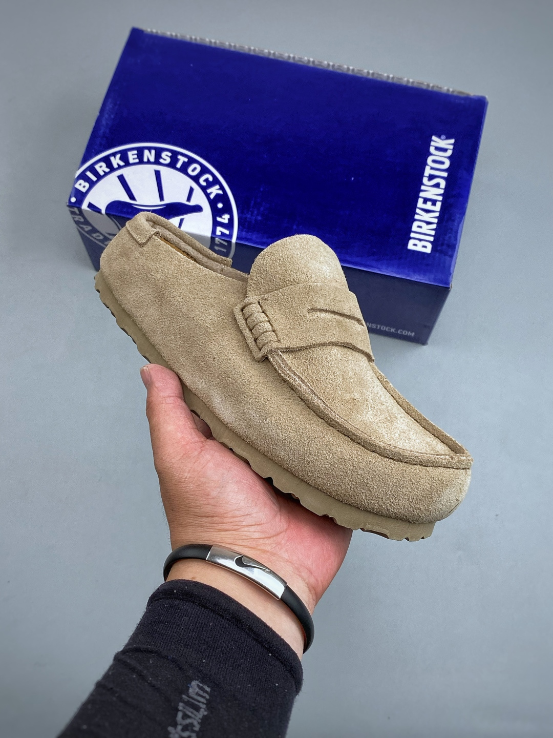勃肯Birkenstock-Naples 新款上线采用牛皮绒面革➕EVA橡胶底 1:1复刻ZP 区别市面
