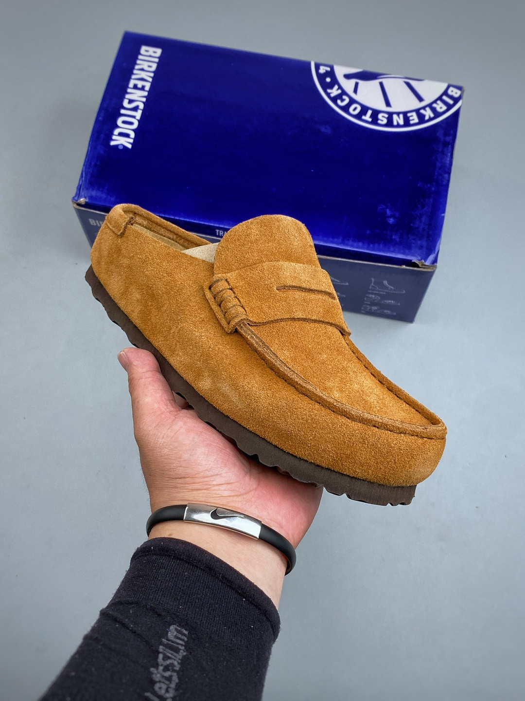 勃肯Birkenstock-Naples 新款上线采用牛皮绒面革➕EVA橡胶底 1:1复刻ZP 区别市面
