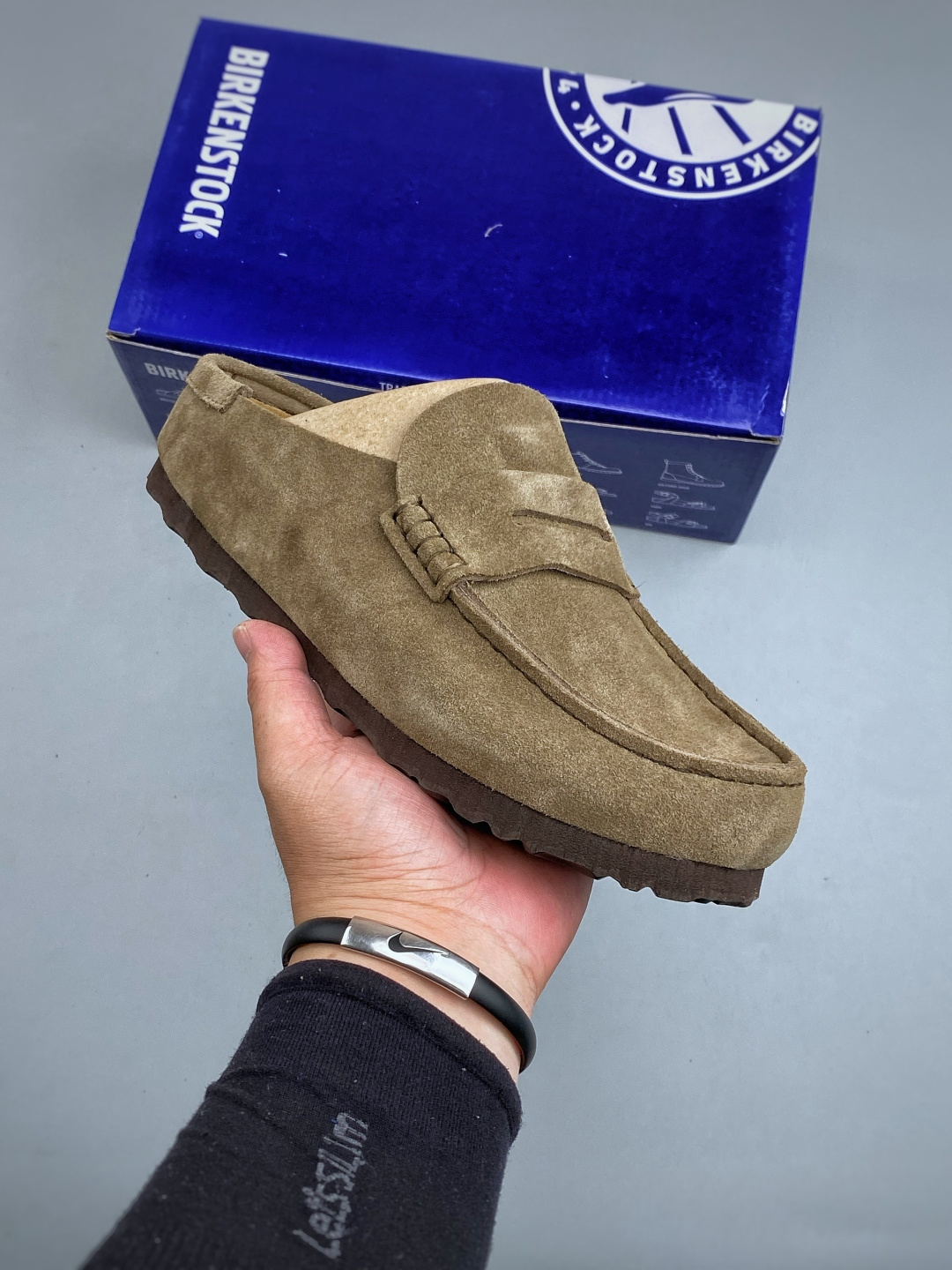 勃肯Birkenstock-Naples 新款上线采用牛皮绒面革➕EVA橡胶底 1:1复刻ZP 区别市面