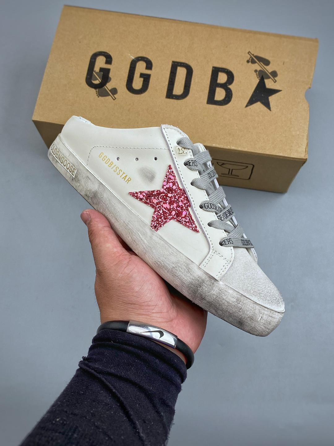 GGDB Golden Goose Super Star 包头拖鞋头层牛皮A级皮市面最顶级最性价比版本 