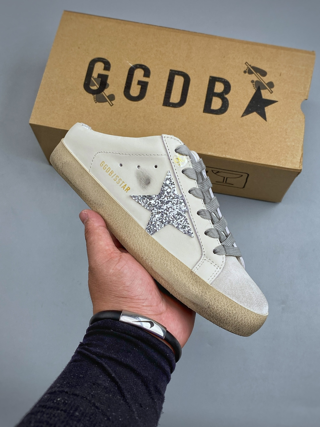 GGDB Golden Goose Super Star 包头拖鞋头层牛皮A级皮市面最顶级最性价比版本 