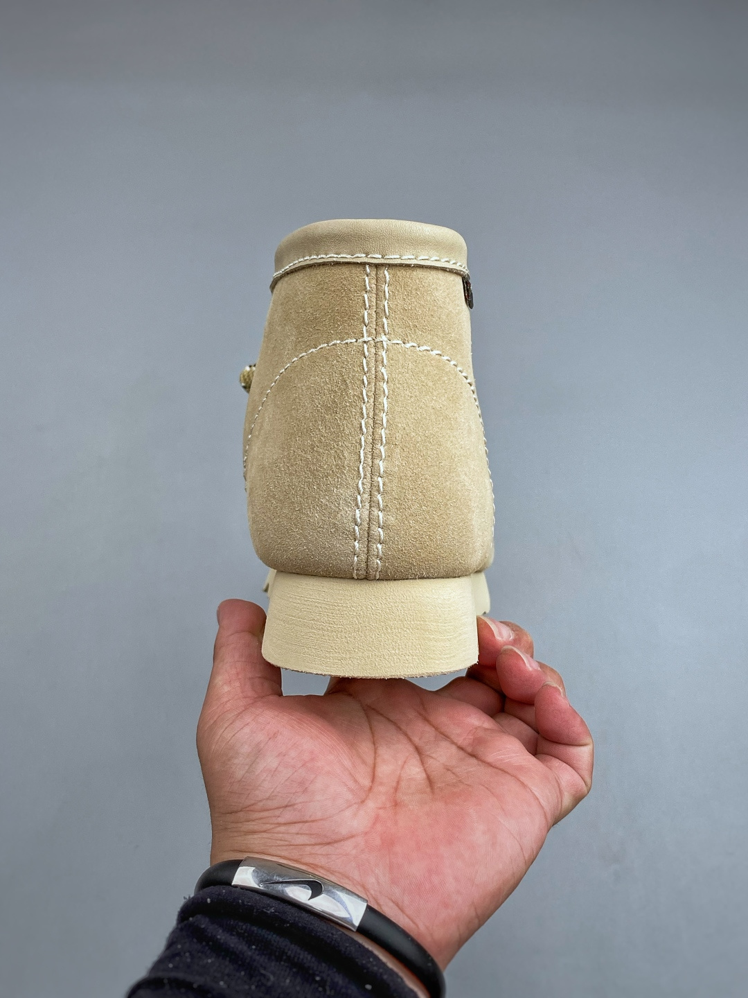 S 其乐Clarks Wallebee 乐福风格中帮袋鼠鞋户外防水面料Gore-Tex的面料 结合工装优