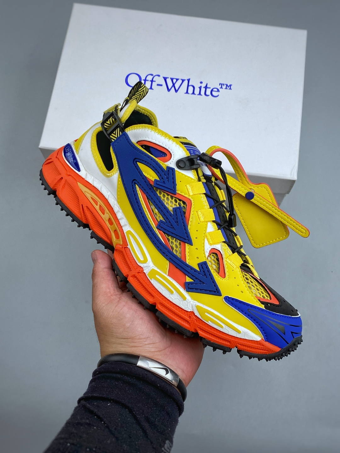 N Off-White C/O VirGil Abloh 人气单品 OW最新款情侣款跑鞋百分百原盒正确版