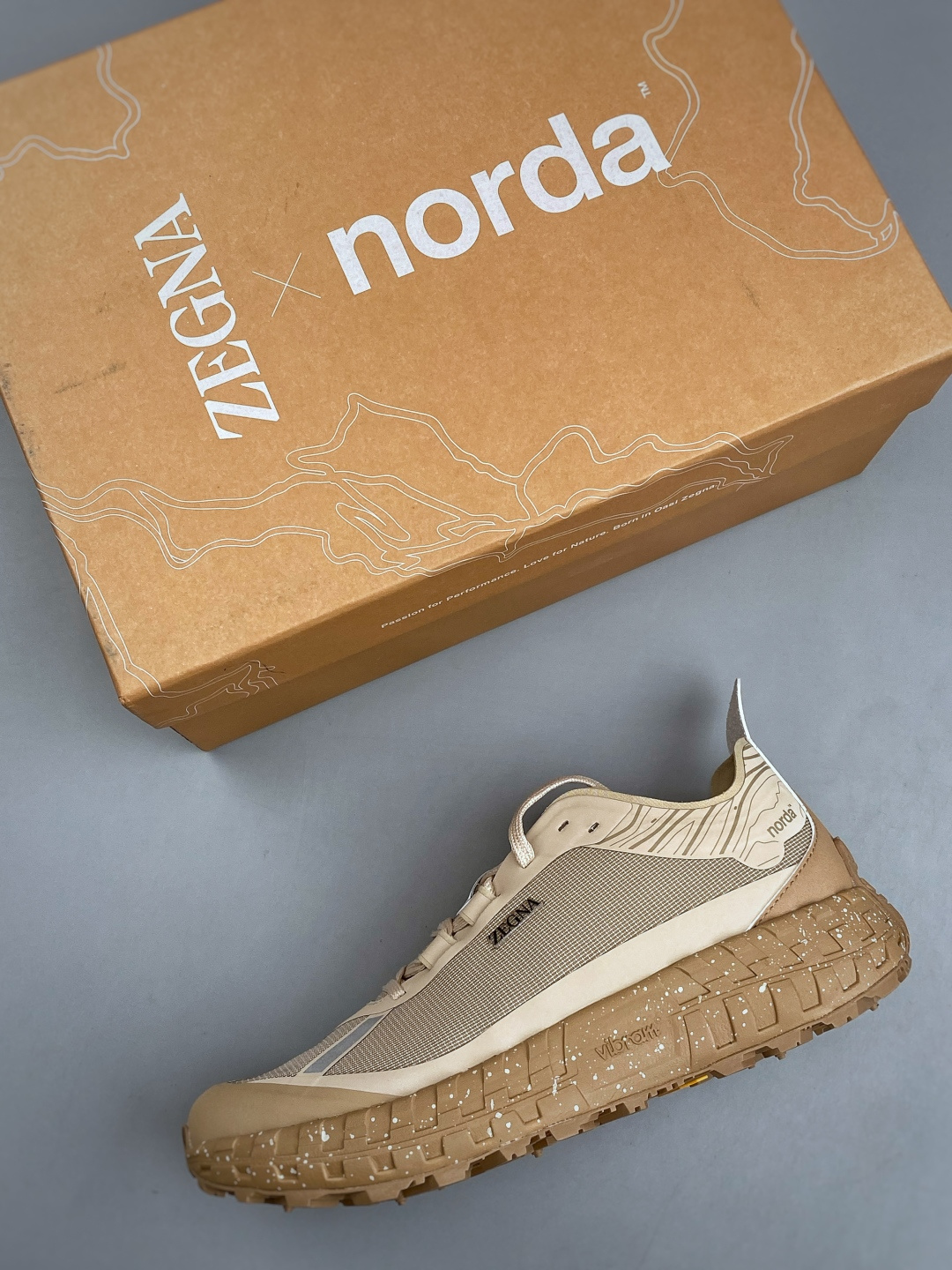 N 杰尼亚 x NORDA 联名系列 生活休闲鞋 舒适鞋面 具有很好的延展性 时尚质感鞋面 系带闭合方式