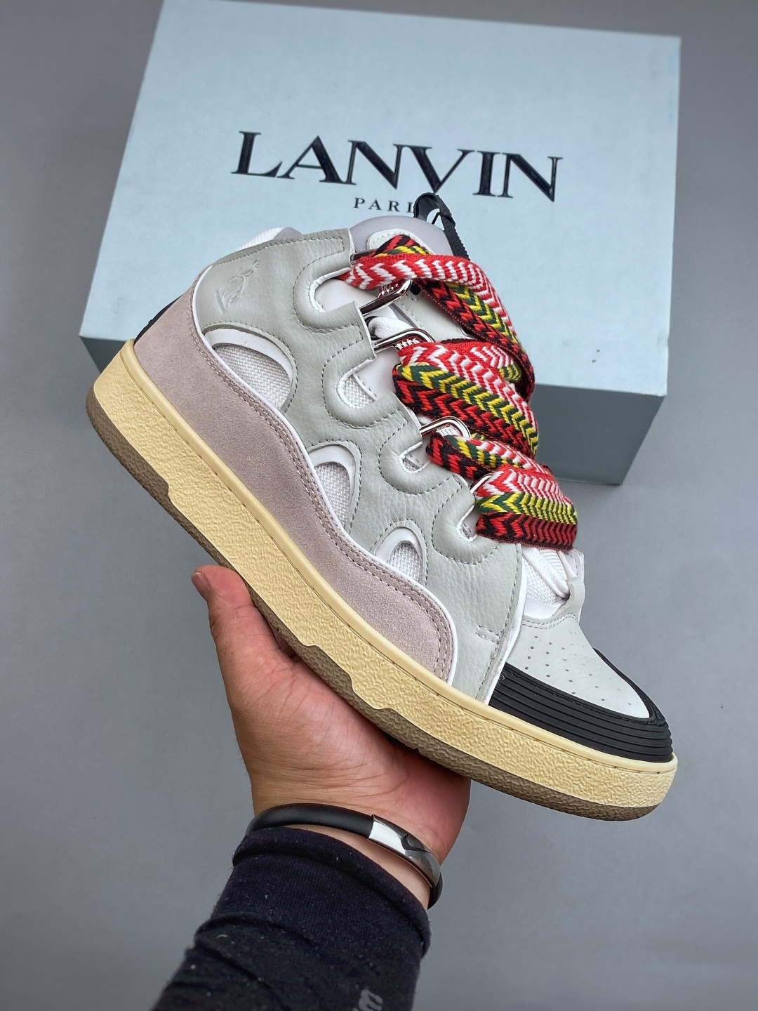 NLANVIN CURB 人气单品LANVIN浪凡三代 最新走秀款CURB系列休闲运动鞋，官网一出热度火