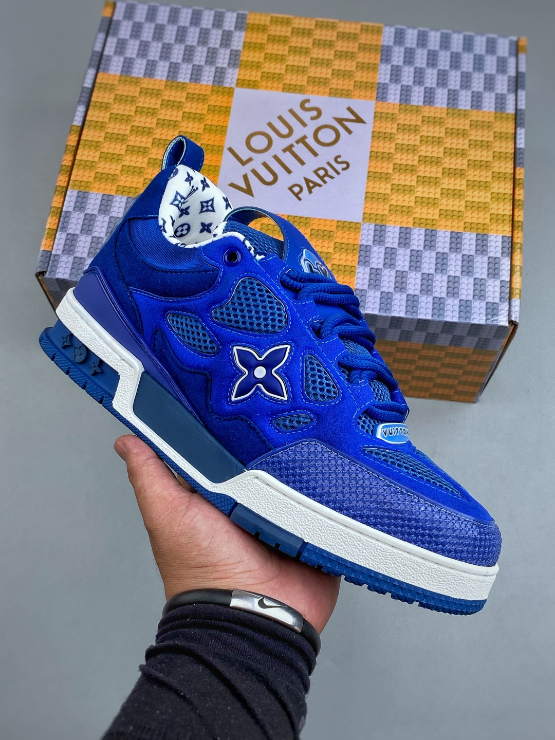 LV-路易-威登trainer 2026走秀最新款原版1：1开发复刻！！上脚非常舒适 做工精细鞋面由意大