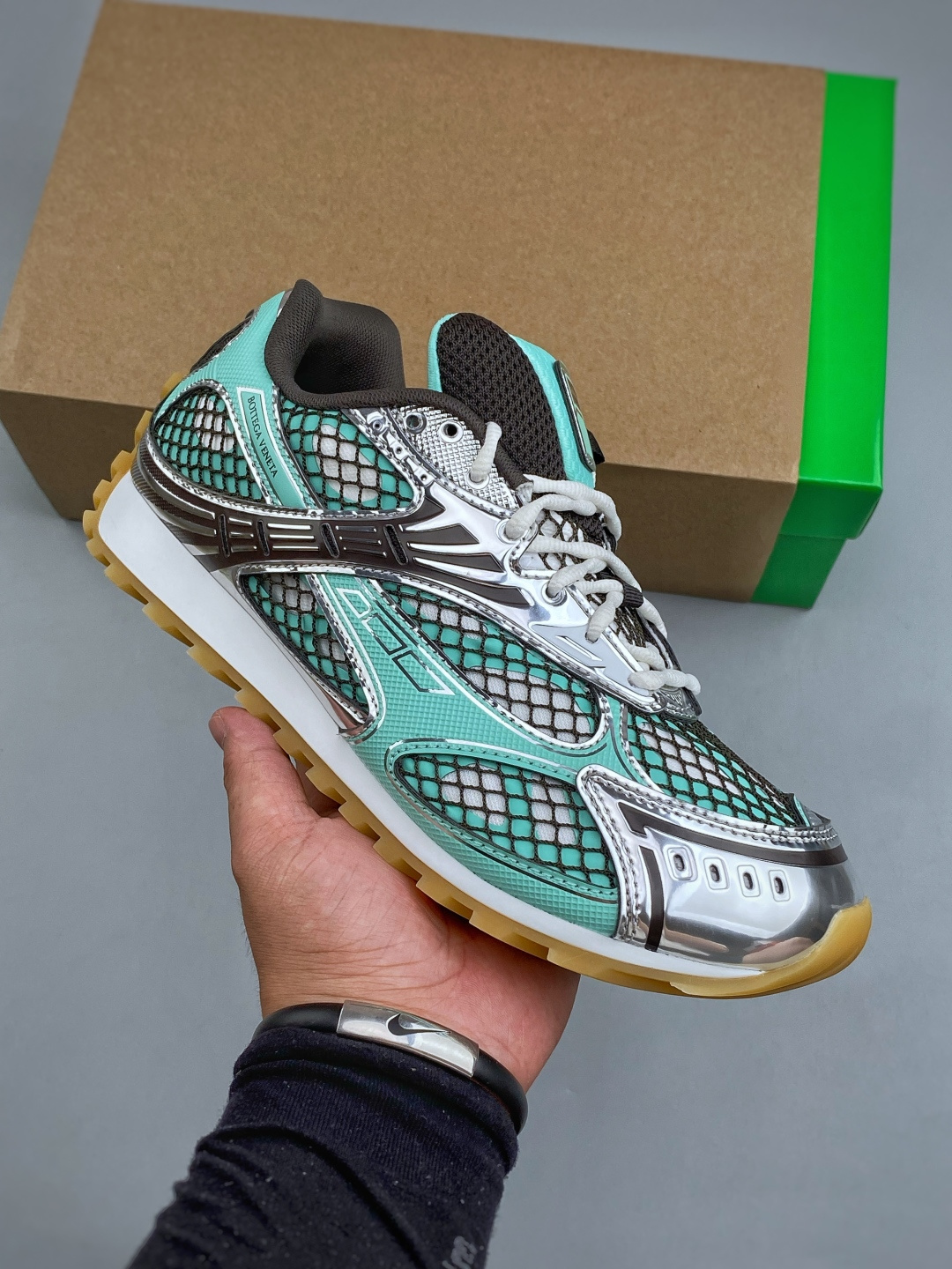PBOTTEGA VENETA Orbit Runner BV葆蝶家时尚休闲王一博同款老爹鞋运动鞋原版开