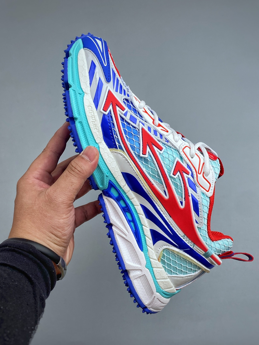 N Off-White C/O VirGil Abloh 人气单品 OW最新款情侣款跑鞋百分百原盒正确版