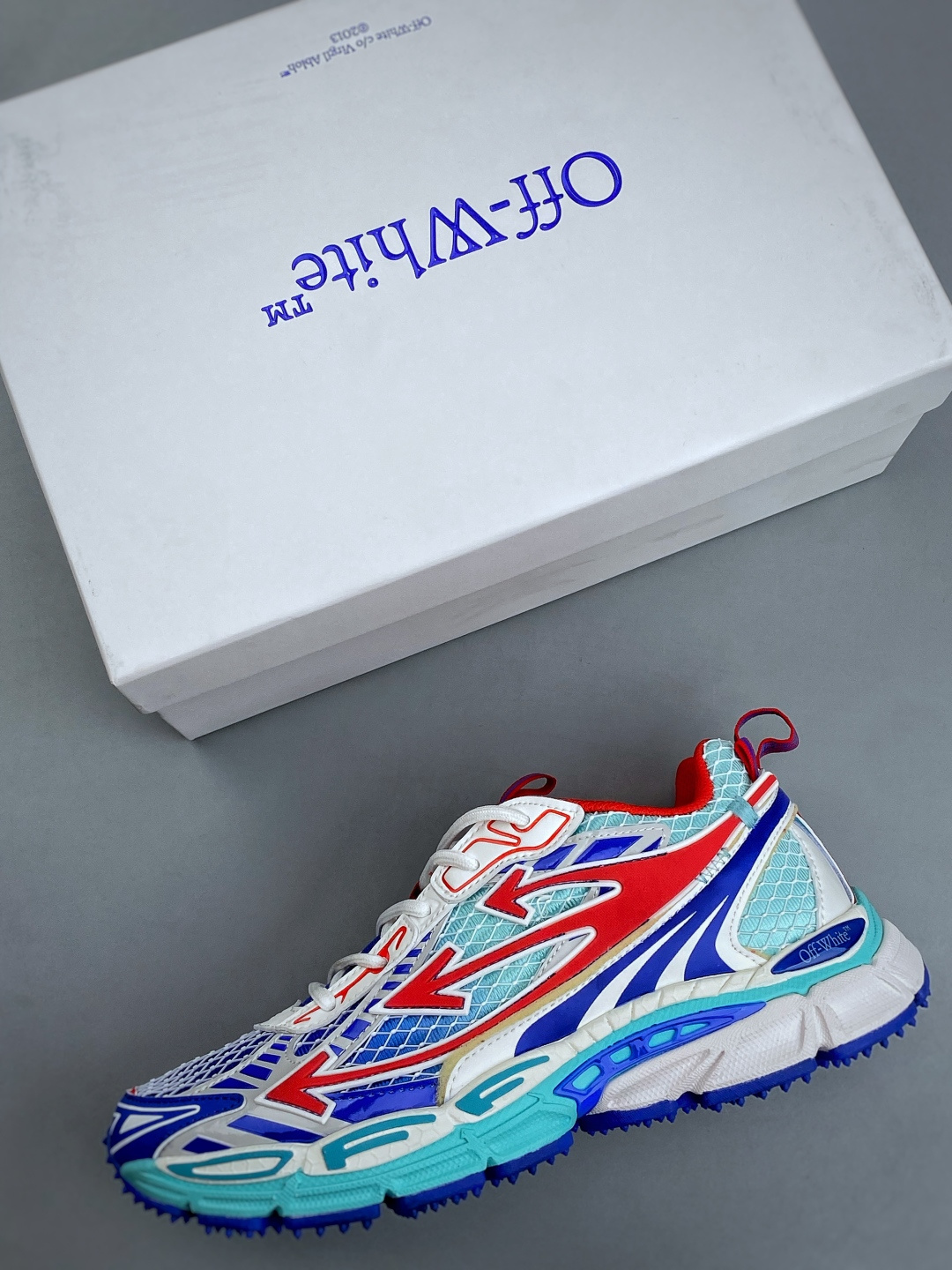 N Off-White C/O VirGil Abloh 人气单品 OW最新款情侣款跑鞋百分百原盒正确版