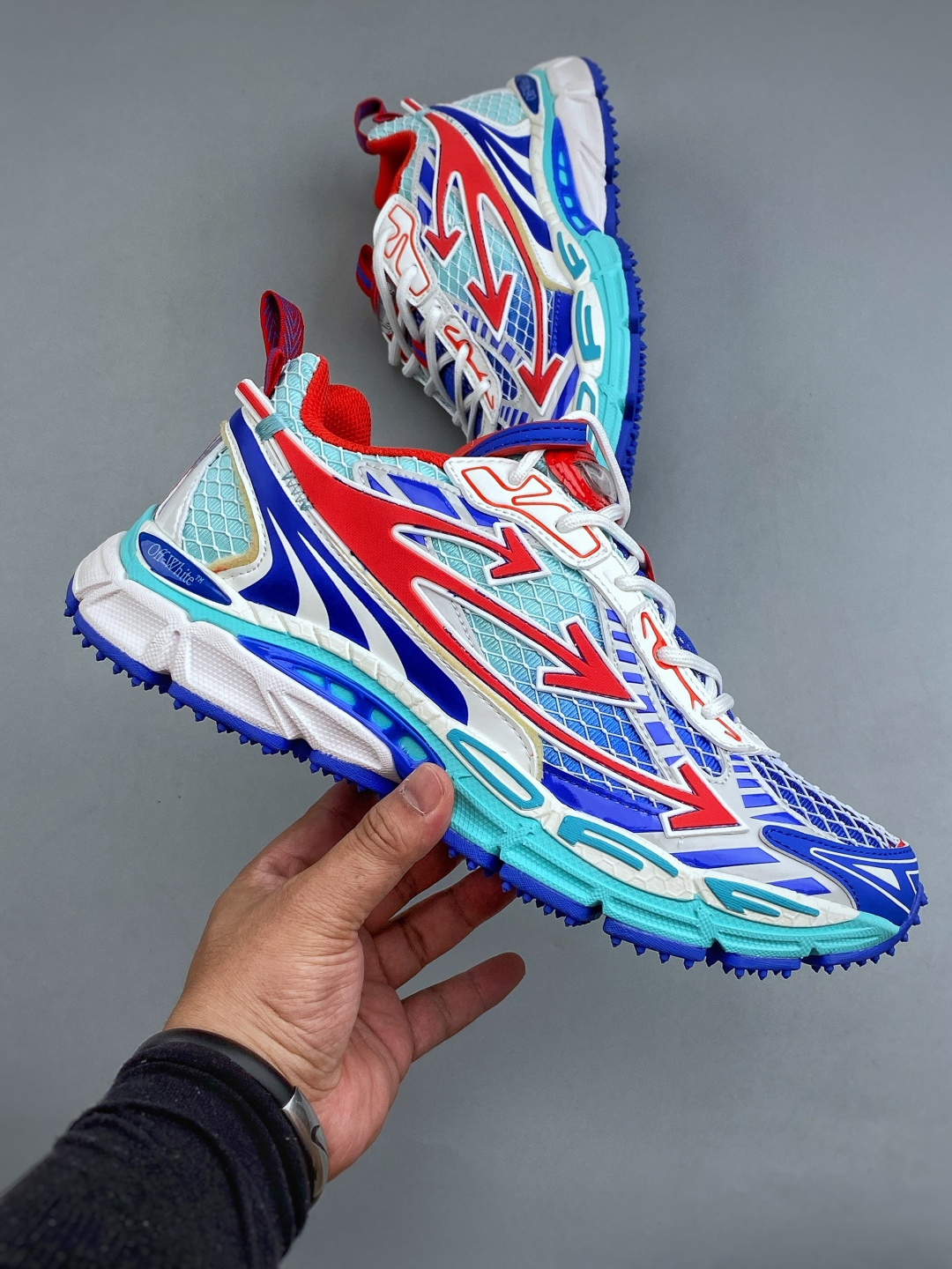 N Off-White C/O VirGil Abloh 人气单品 OW最新款情侣款跑鞋百分百原盒正确版