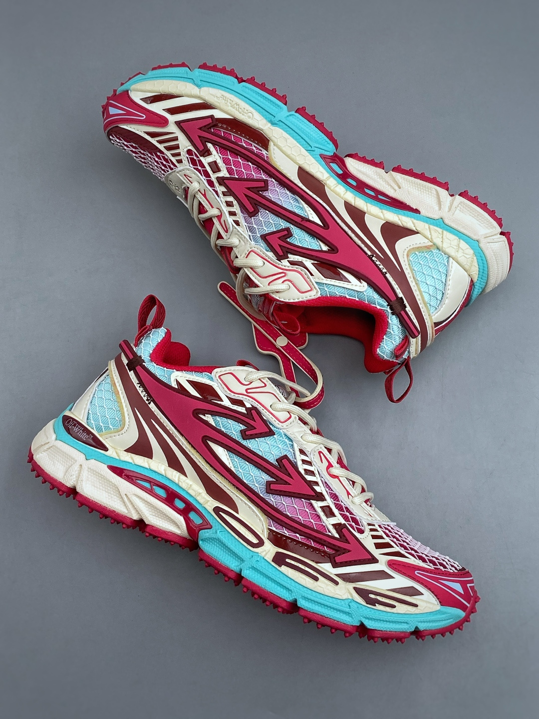 N Off-White C/O VirGil Abloh 人气单品 OW最新款情侣款跑鞋百分百原盒正确版 原楦原纸板数据