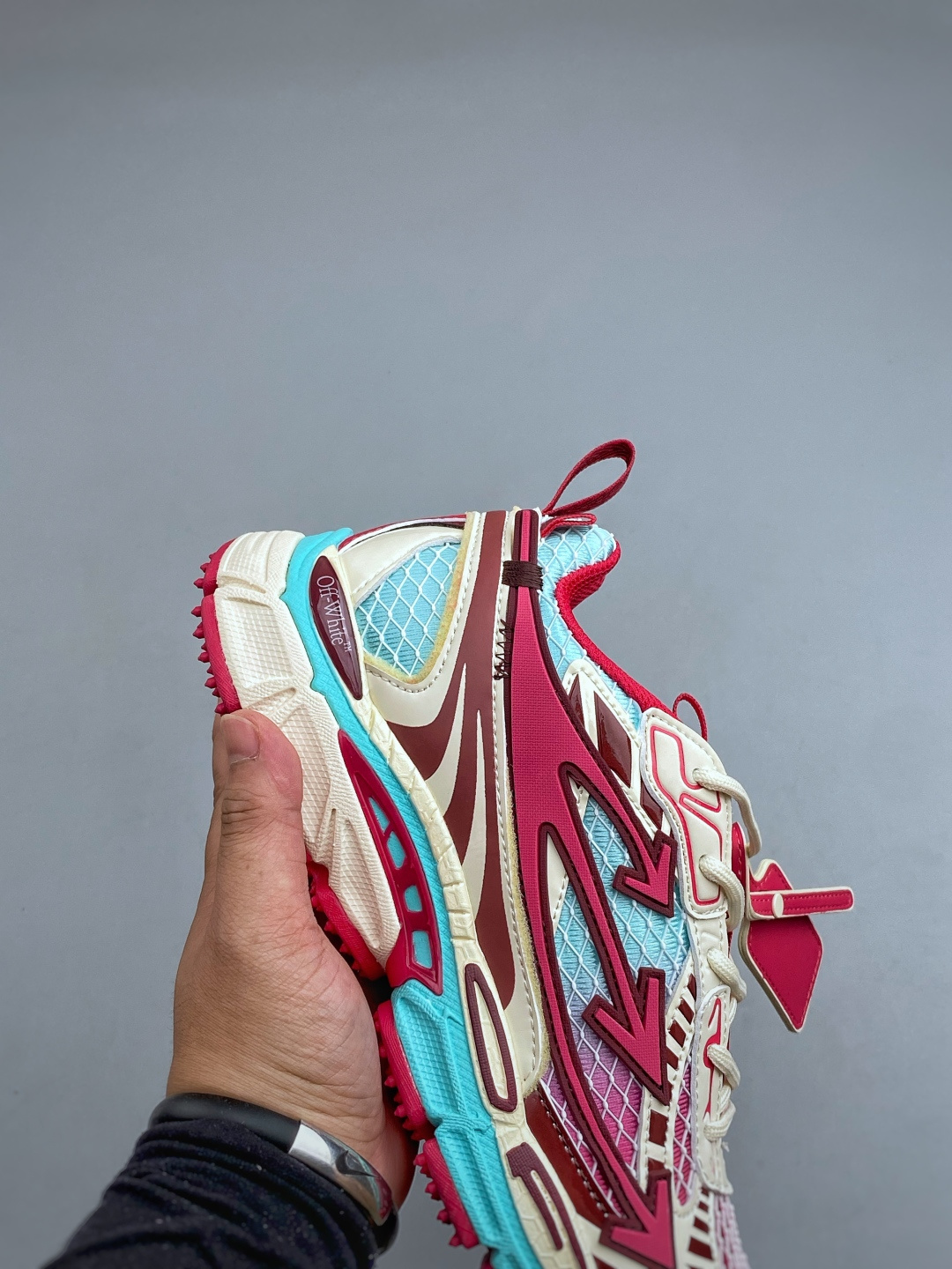 N Off-White C/O VirGil Abloh 人气单品 OW最新款情侣款跑鞋百分百原盒正确版 原楦原纸板数据