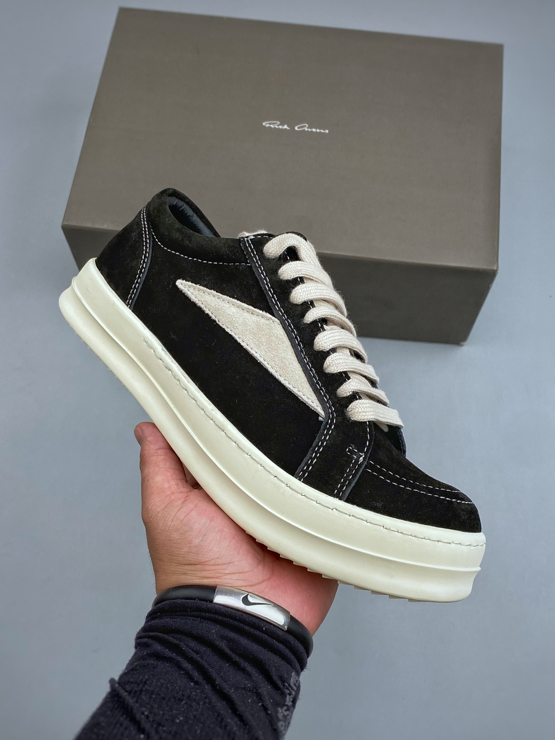 M Rick owens 瑞克 欧文斯 低帮高街休闲板鞋 尺码：36-46